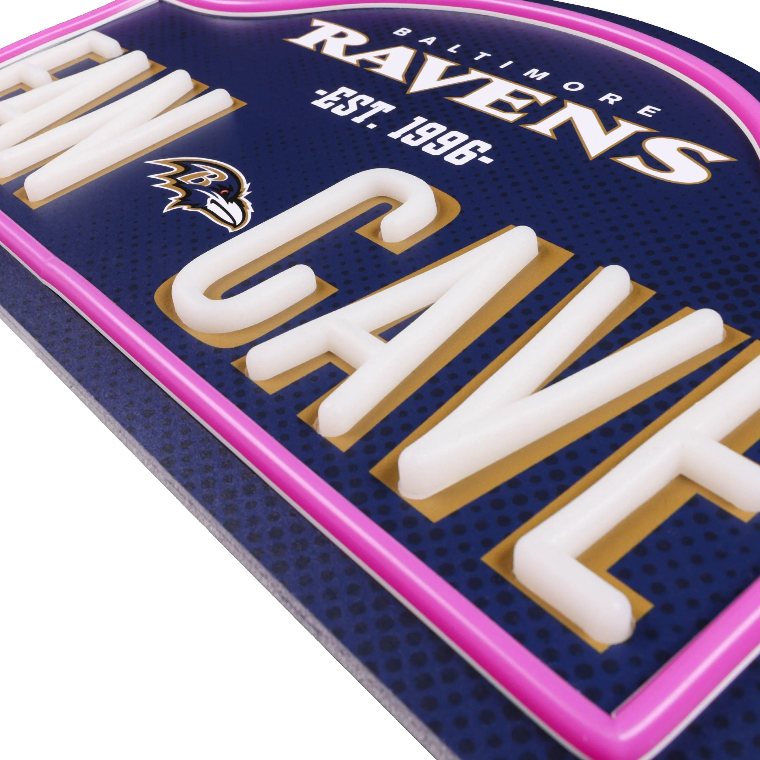 Baltimore Ravens NFL LED Neon Fancave Sign - Image 3