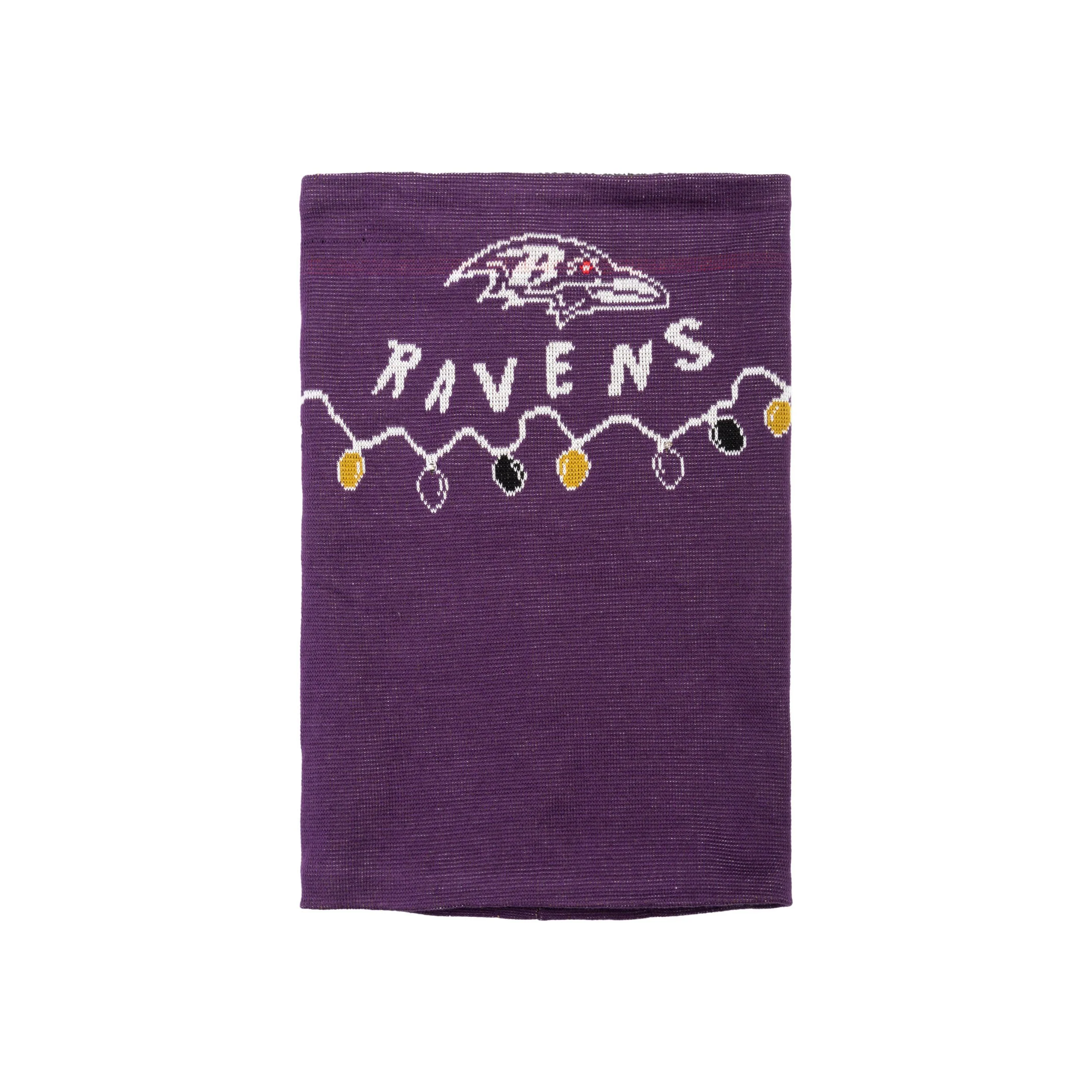 Baltimore Ravens NFL Light Up Knit Gaiter Scarf - Image 2