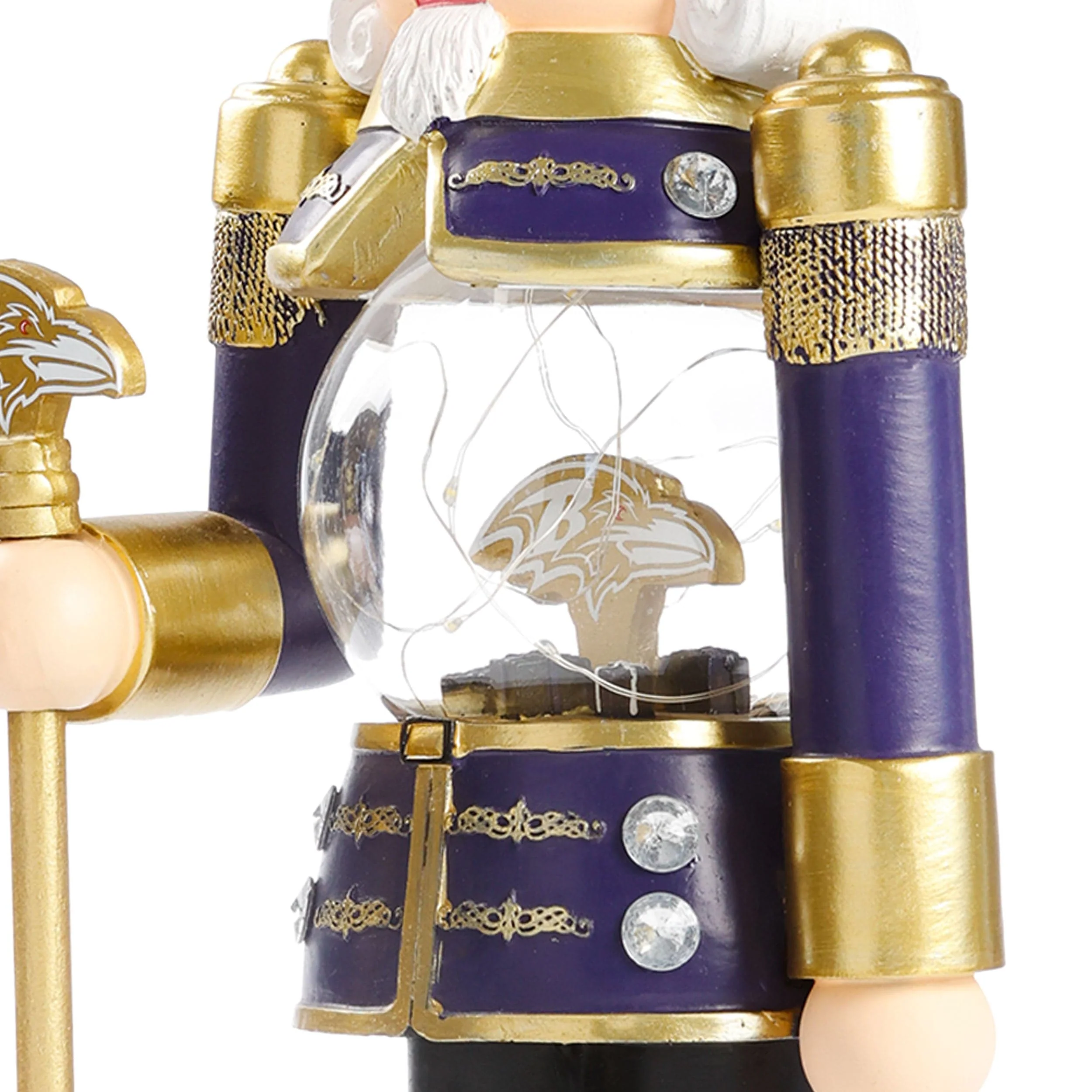 Baltimore Ravens NFL Light Up Nutcracker - Image 5