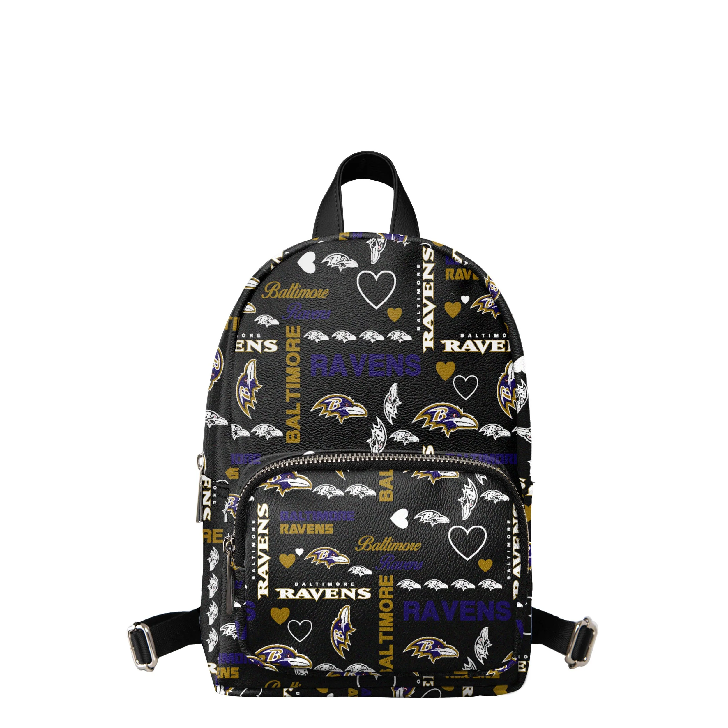 Baltimore Ravens NFL Logo Love Mini Backpack