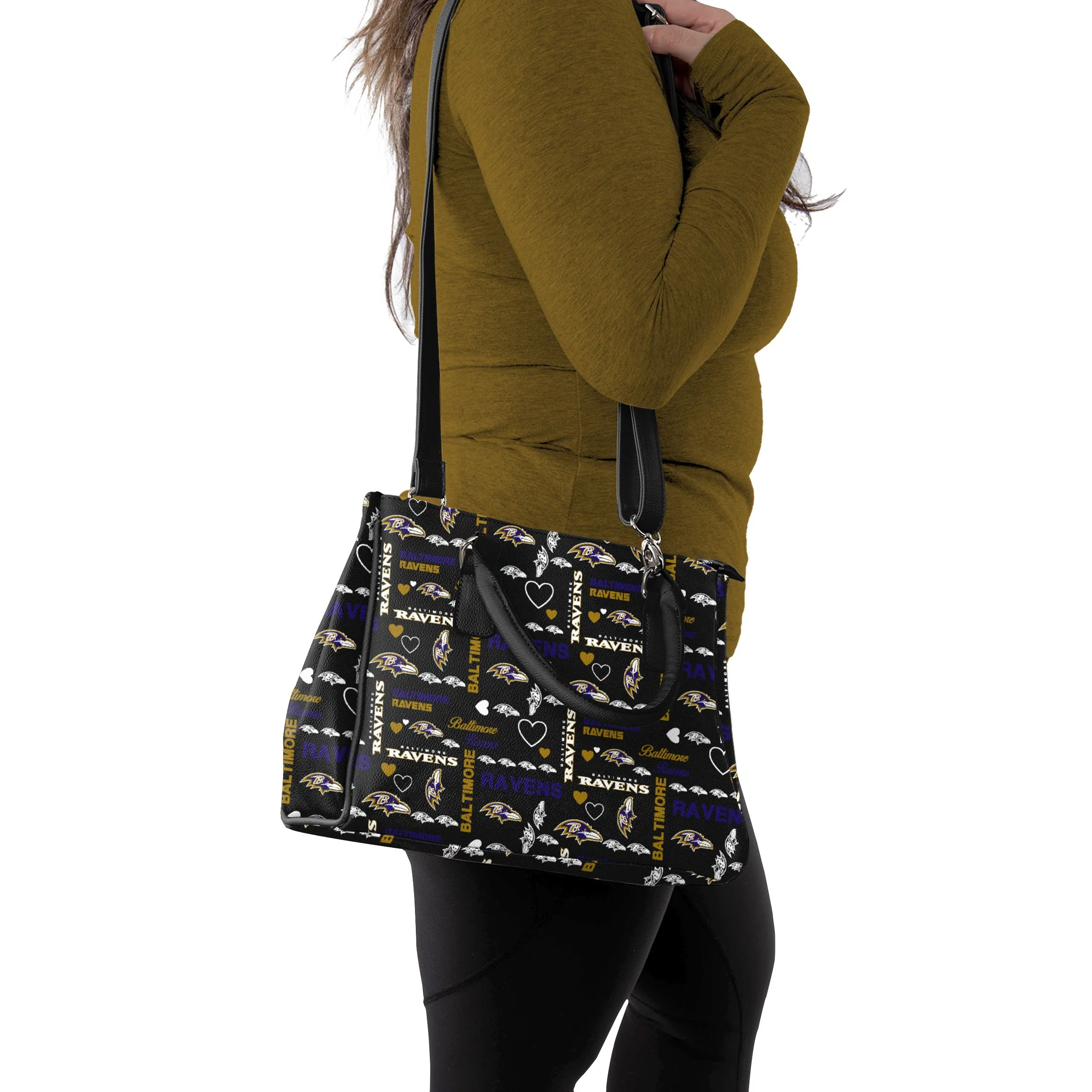 Baltimore Ravens NFL Logo Love Purse - Image 2