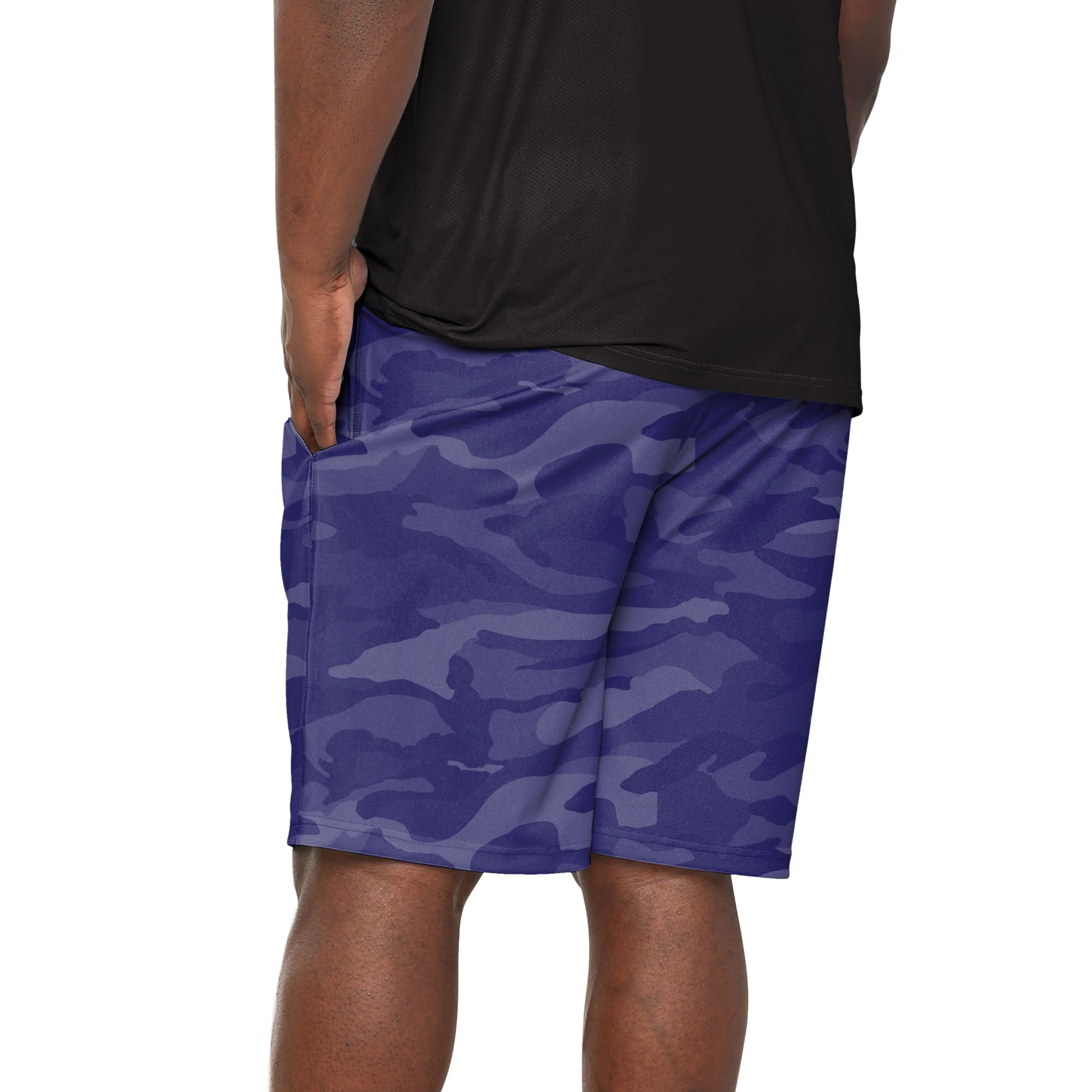 Baltimore Ravens NFL Mens Cool Camo Training Shorts - Image 3