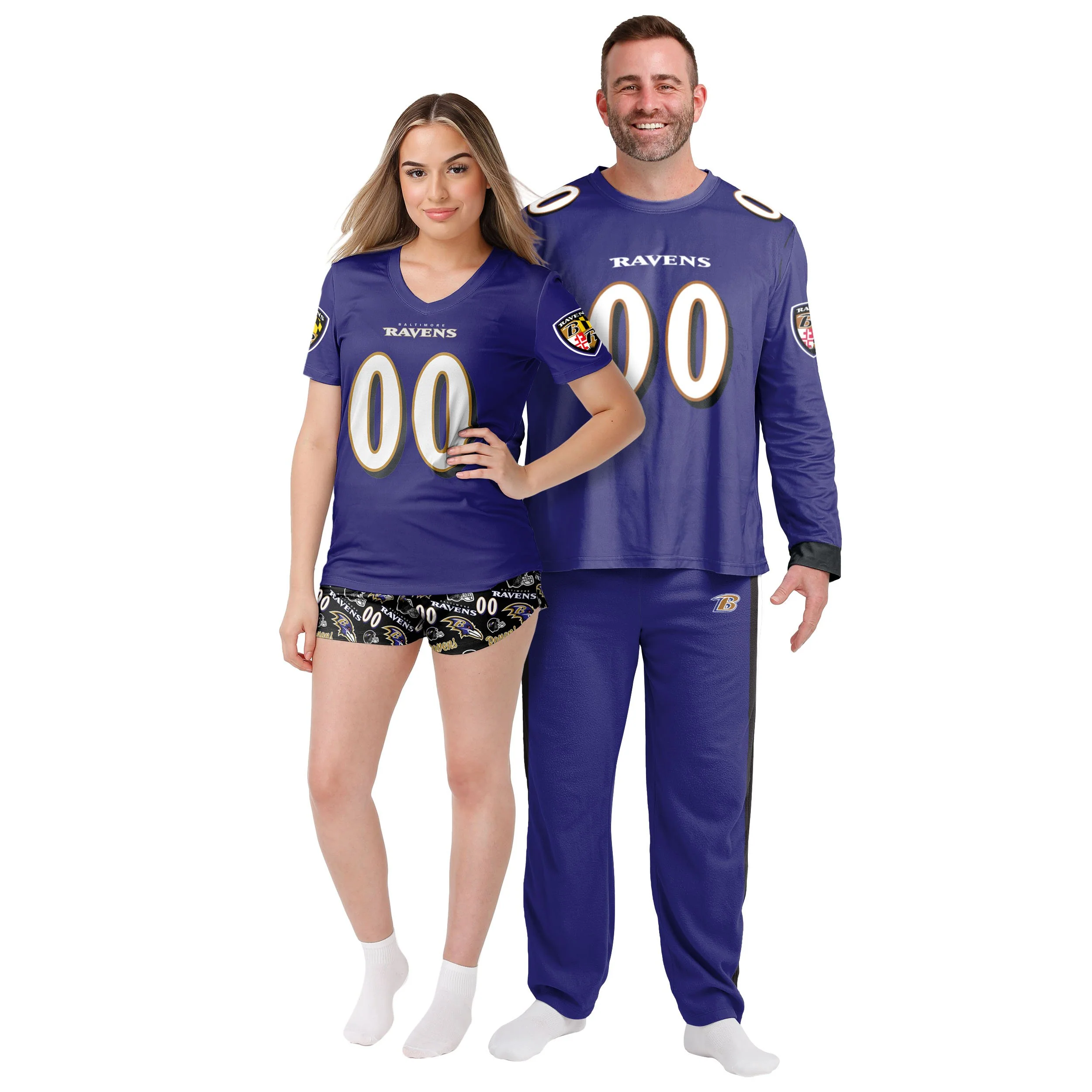 Baltimore Ravens NFL Mens Gameday Ready Pajama Set - Image 3