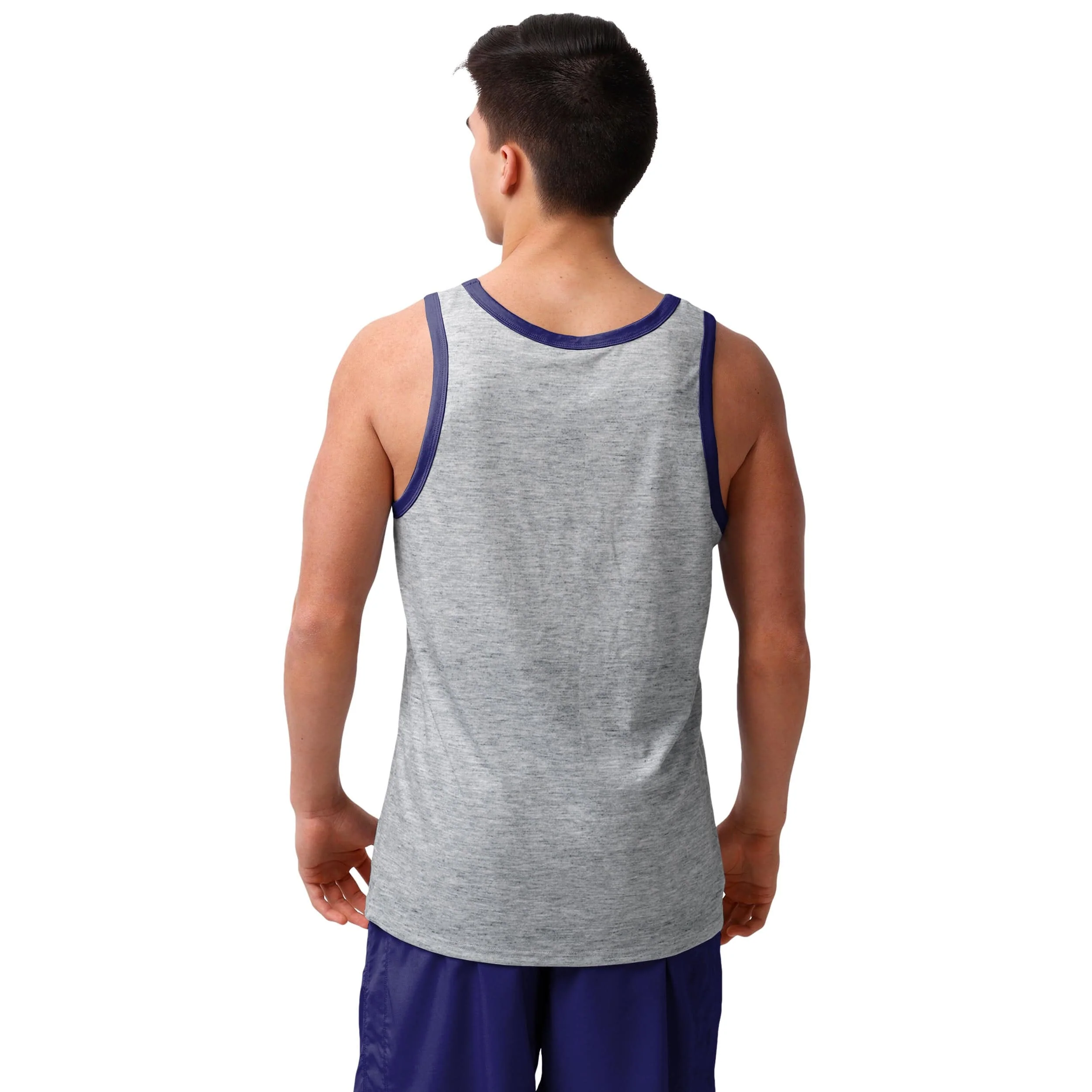 Baltimore Ravens NFL Mens Gray Wordmark Sleeveless Top - Image 2