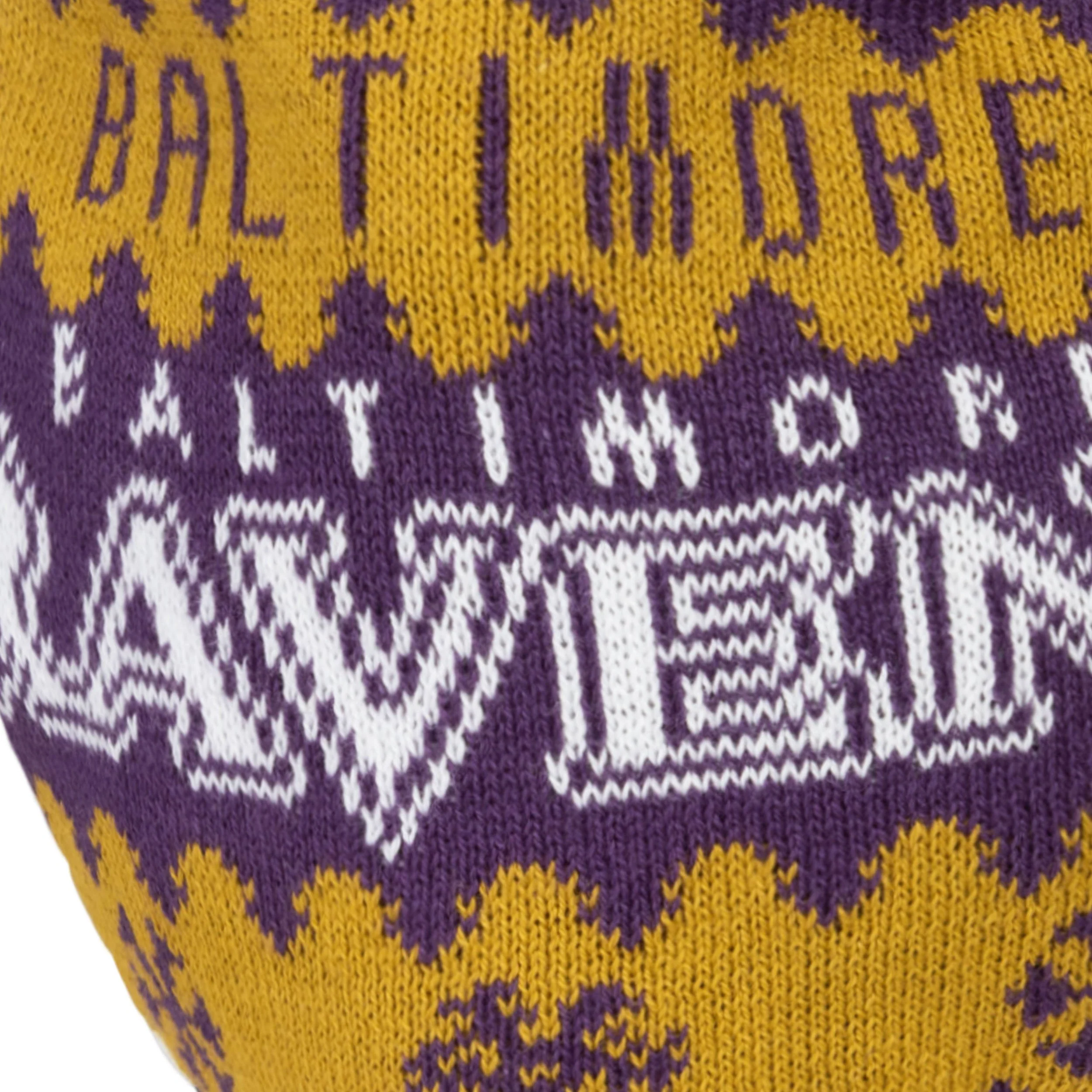 Baltimore Ravens NFL Mens Knit 2 Pack Face Cover - Image 4