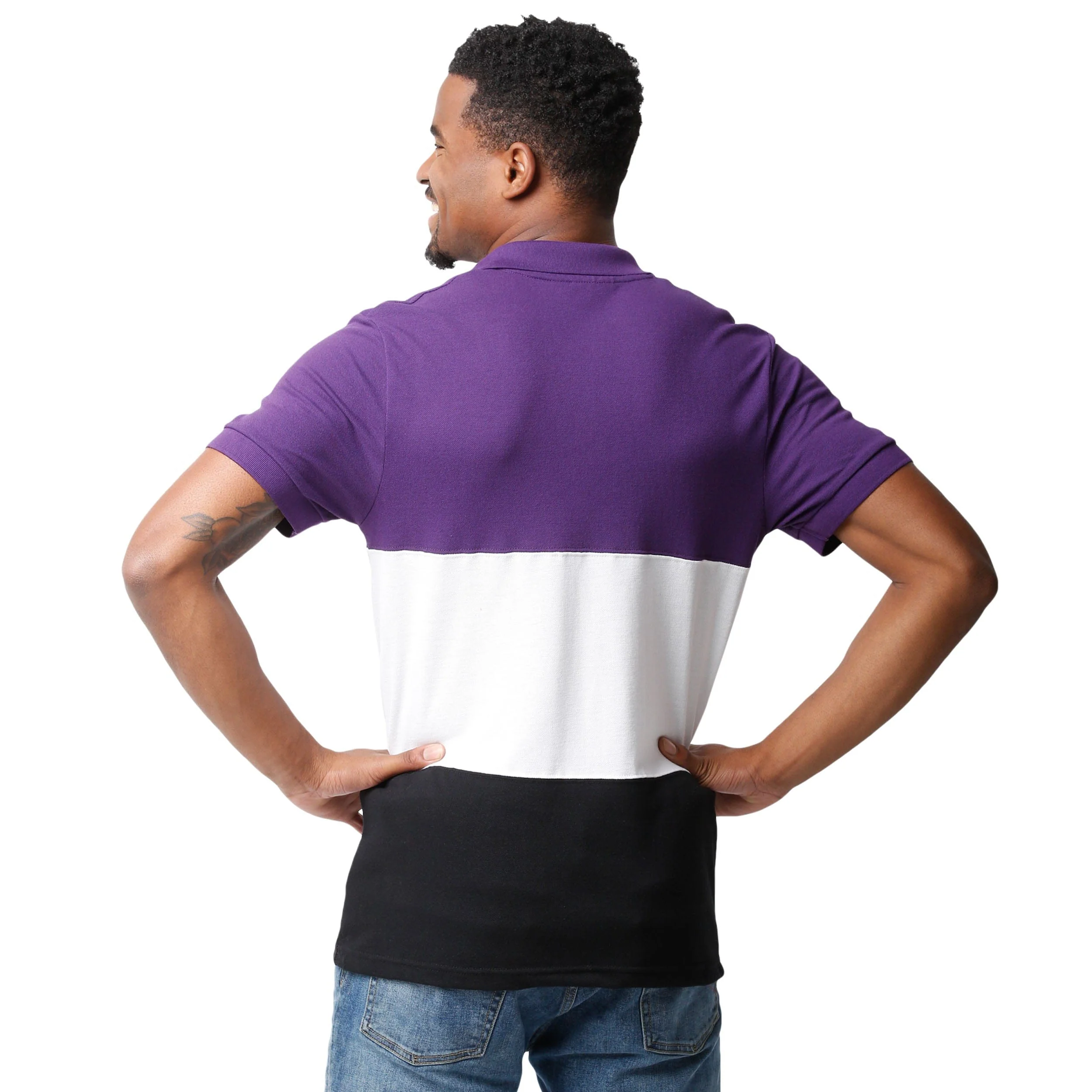 Baltimore Ravens NFL Mens Rugby Scrum Polo - Image 3