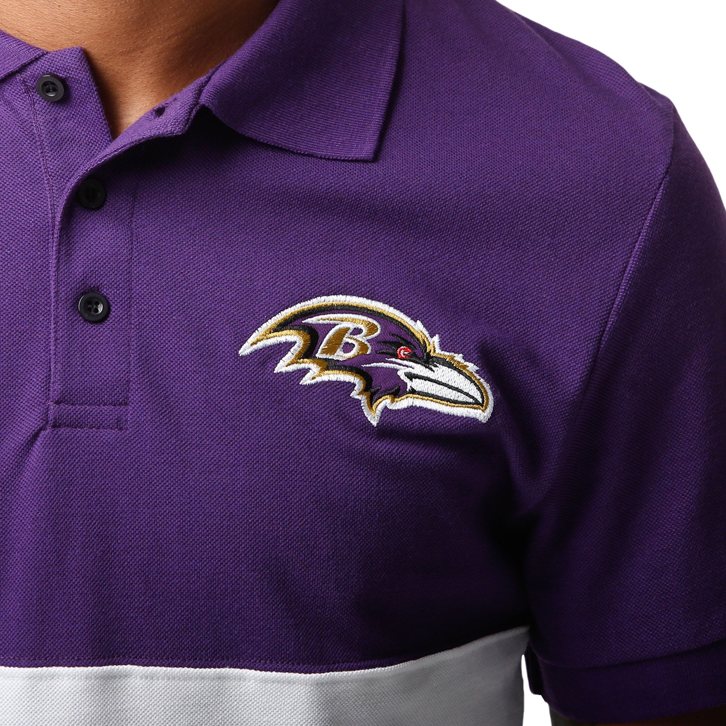 Baltimore Ravens NFL Mens Rugby Scrum Polo - Image 4