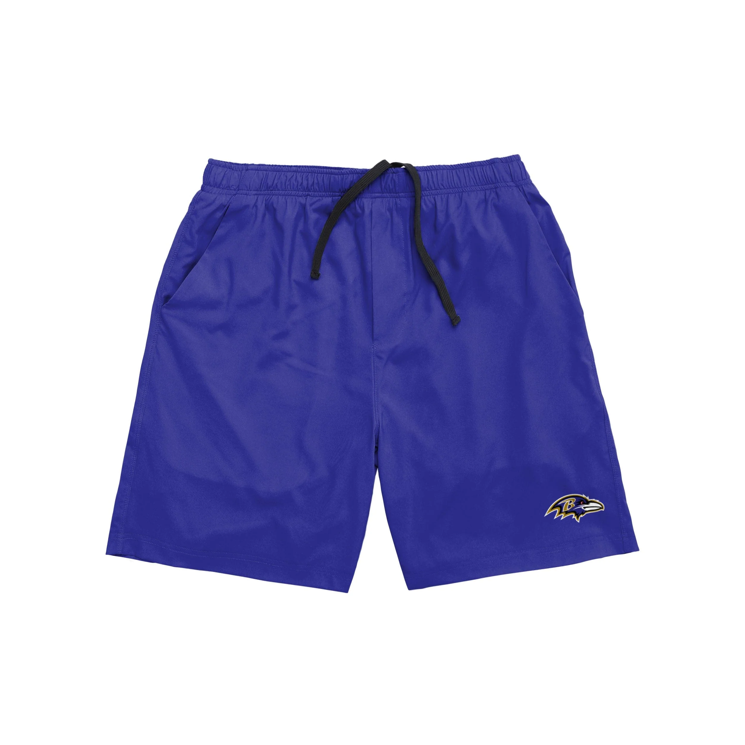 Baltimore Ravens NFL Mens Solid Woven Shorts - Image 4
