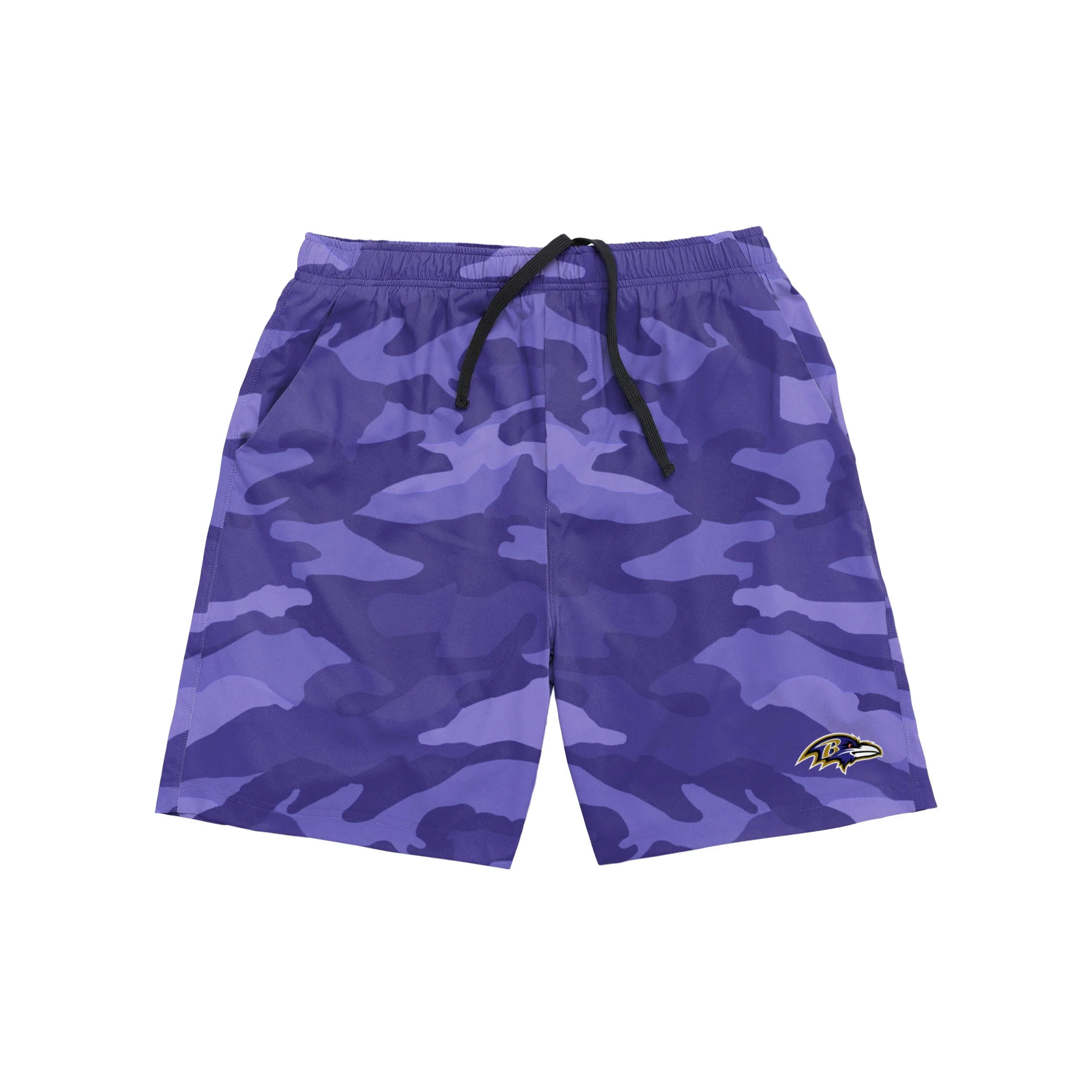 Baltimore Ravens NFL Mens Tonal Camo Woven Shorts - Image 4