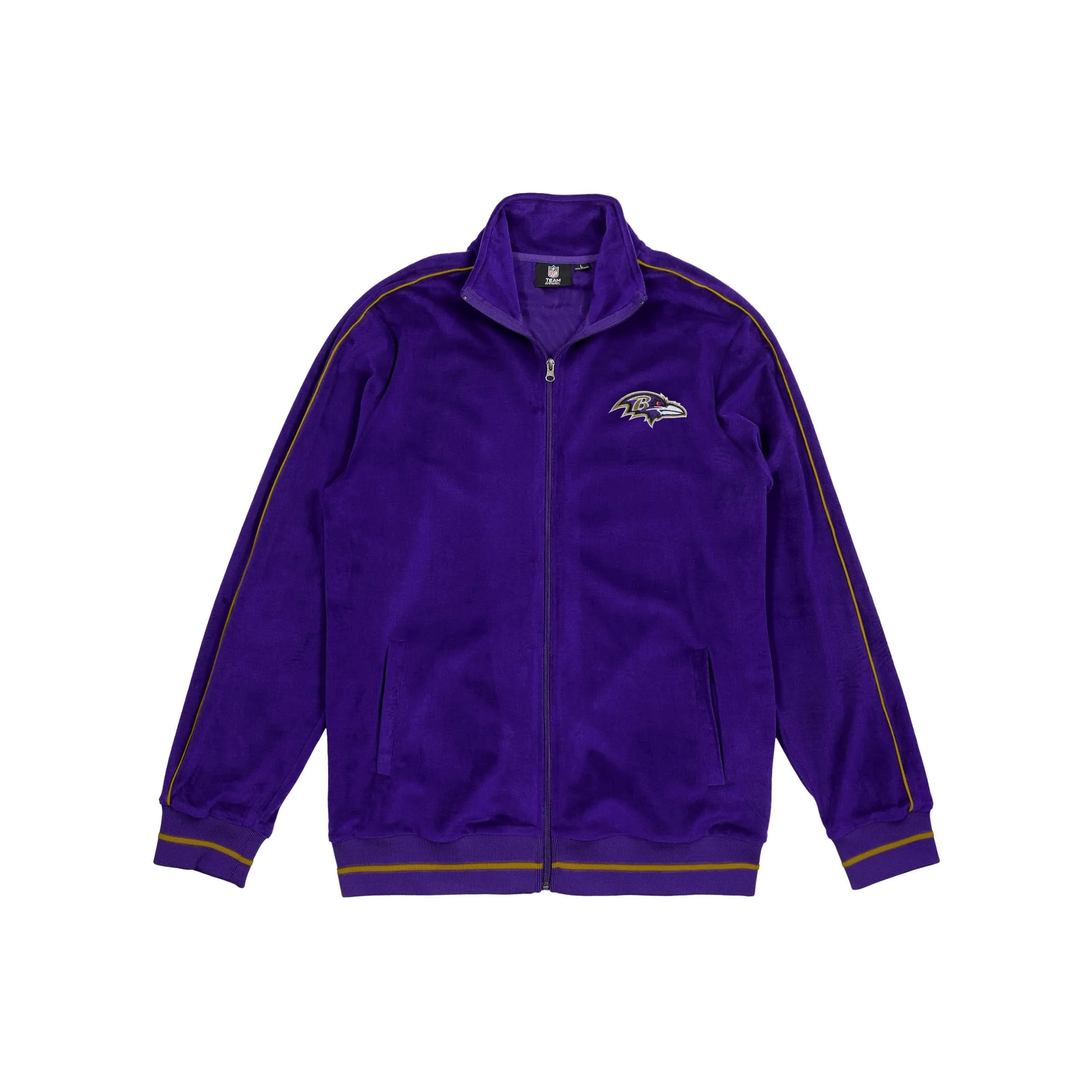 Baltimore Ravens NFL Mens Velour Zip Up Top - Image 6