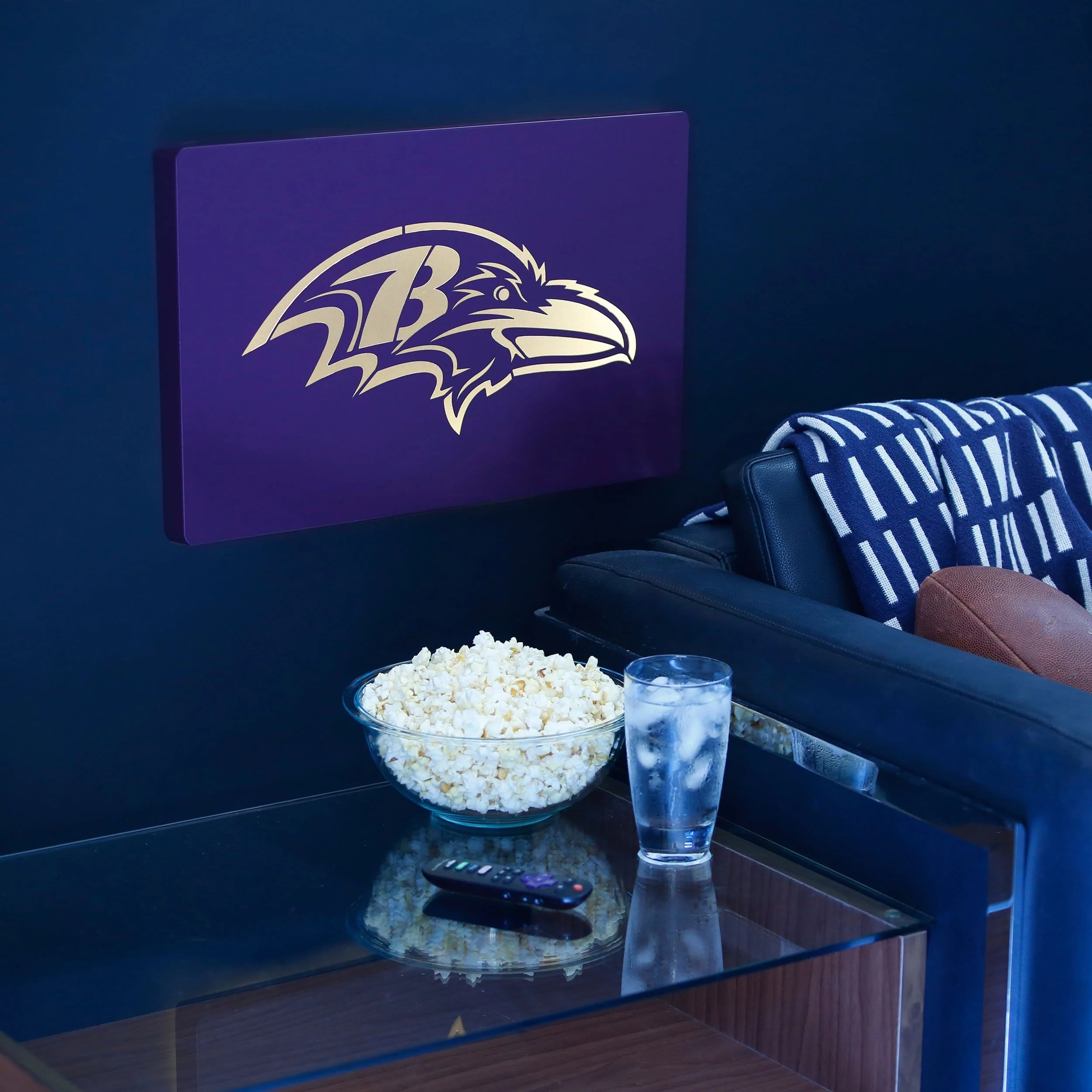 Baltimore Ravens NFL Metal Light Up Logo Sign - Image 5