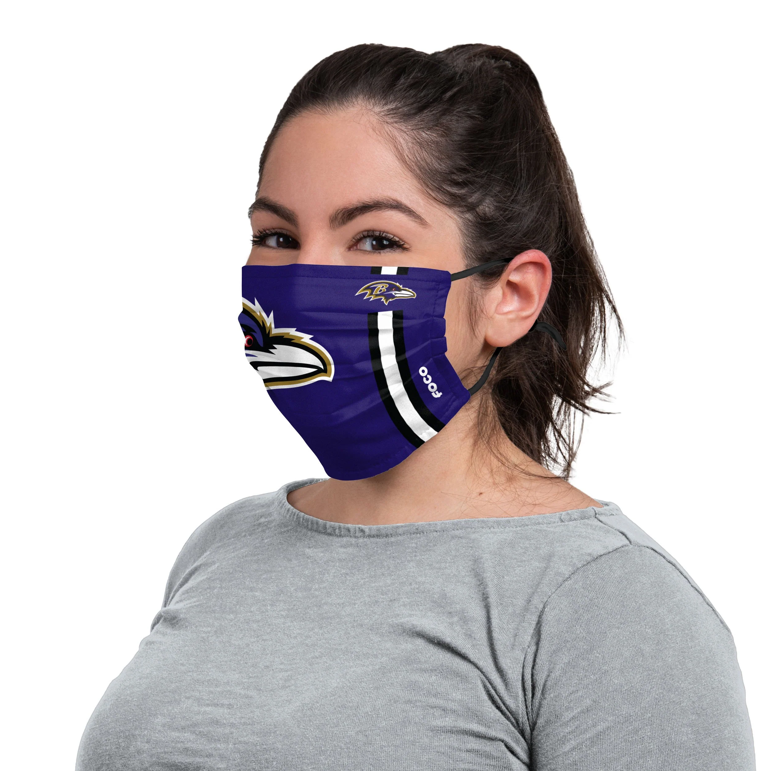Baltimore Ravens NFL On-Field Sideline Logo Face Cover - Image 3