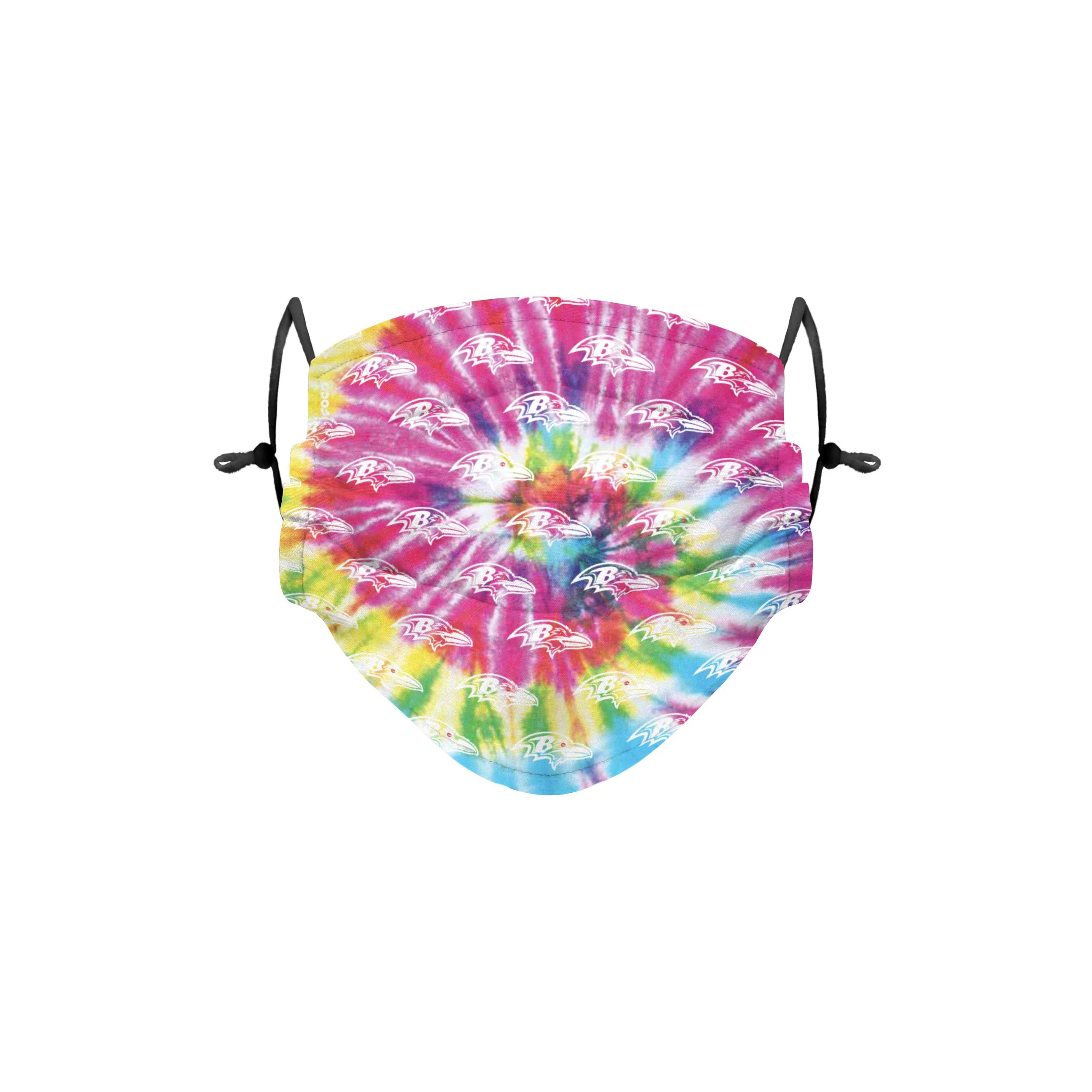 Baltimore Ravens NFL Pastel Tie-Dye Adjustable Face Cover