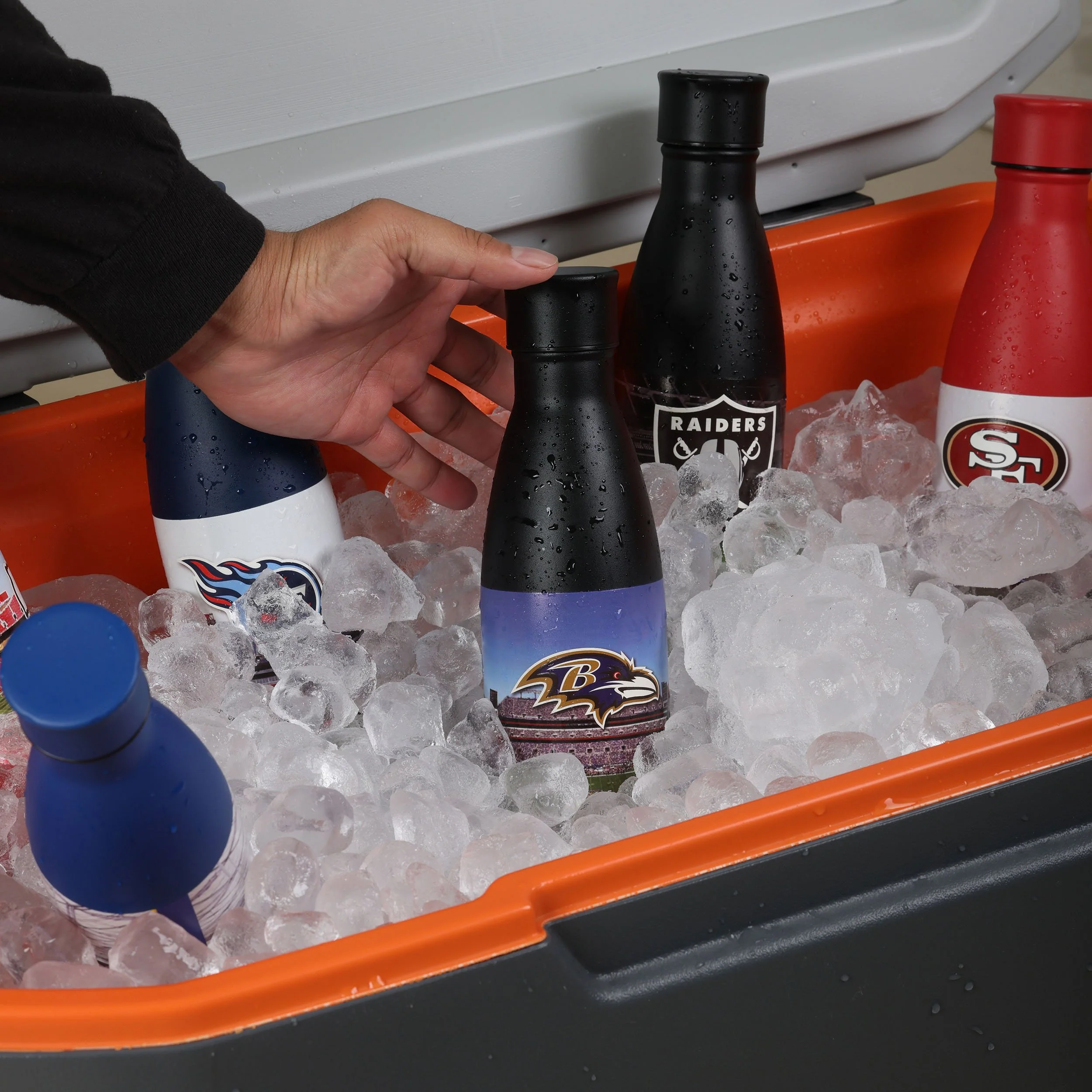 Baltimore Ravens NFL Primetime Metal 18 oz Bottle - Image 2