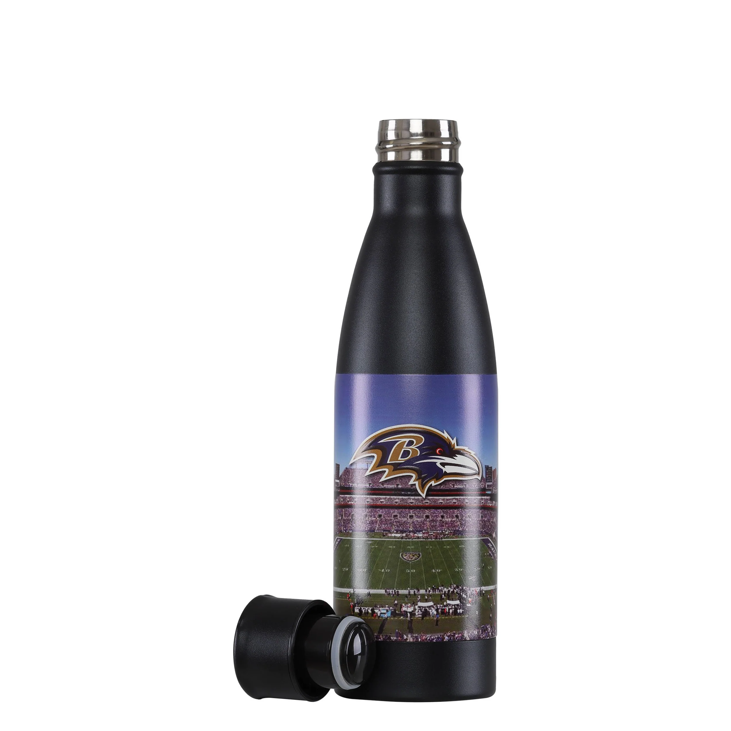 Baltimore Ravens NFL Primetime Metal 18 oz Bottle - Image 3