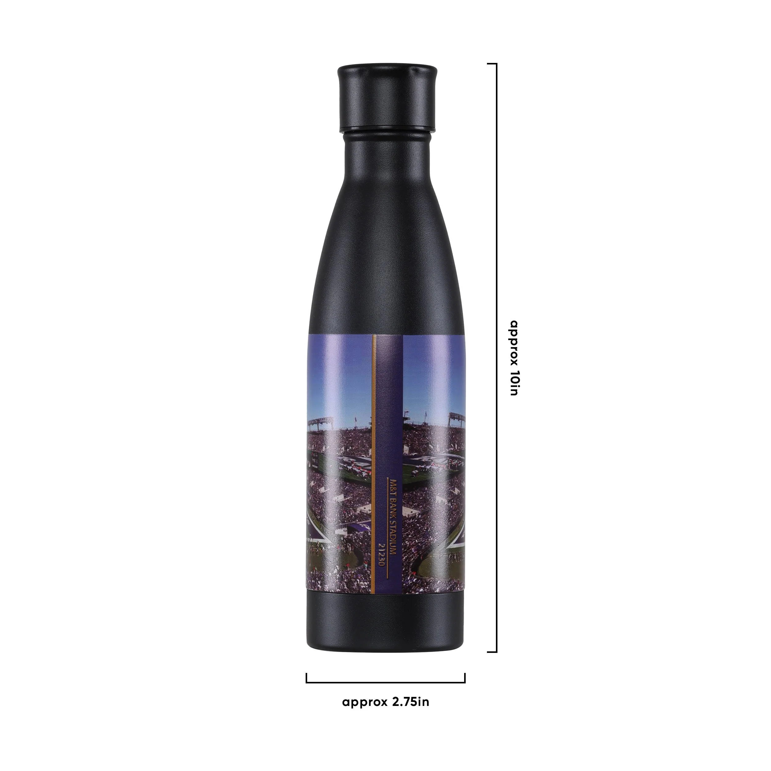 Baltimore Ravens NFL Primetime Metal 18 oz Bottle - Image 5