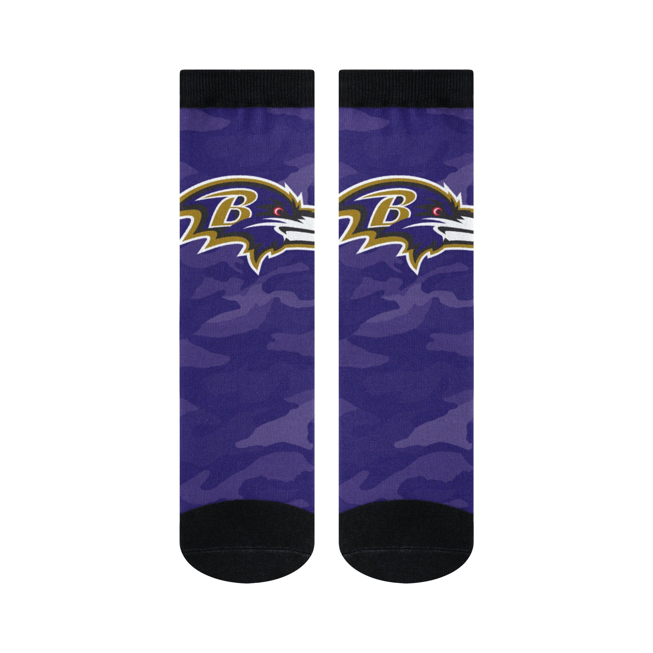 Baltimore Ravens NFL Printed Camo Socks - Image 4