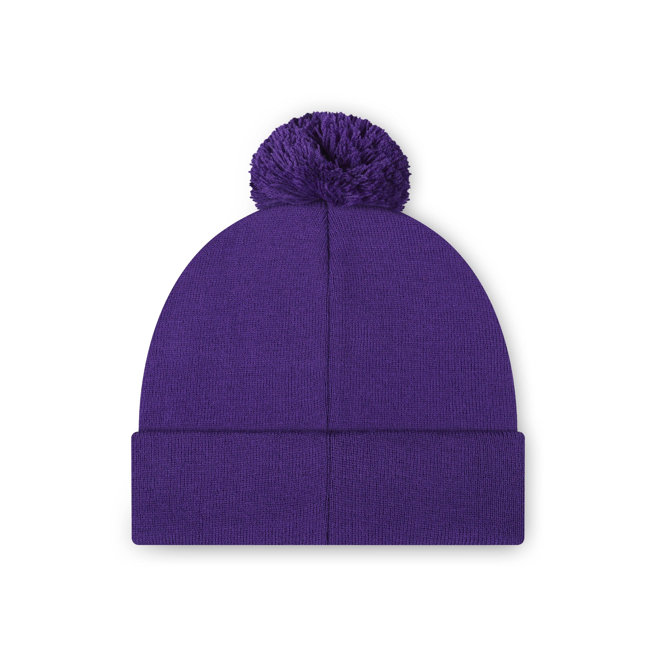 Baltimore Ravens NFL Purple Basic Primary Logo Pom Beanie (PREORDER - SHIPS EARLY NOVEMBER) - Image 2