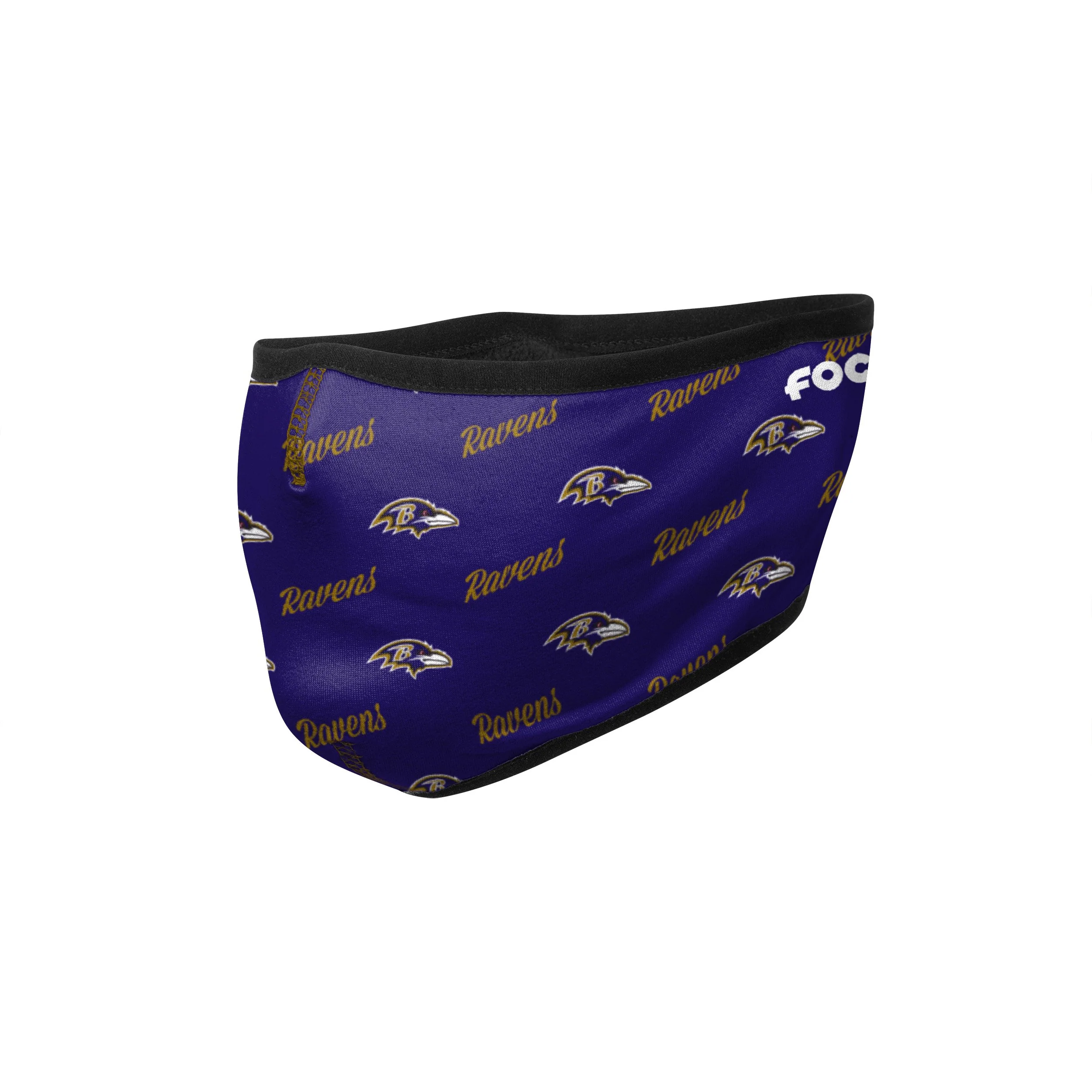 Baltimore Ravens NFL Repeat Script Earband Face Cover