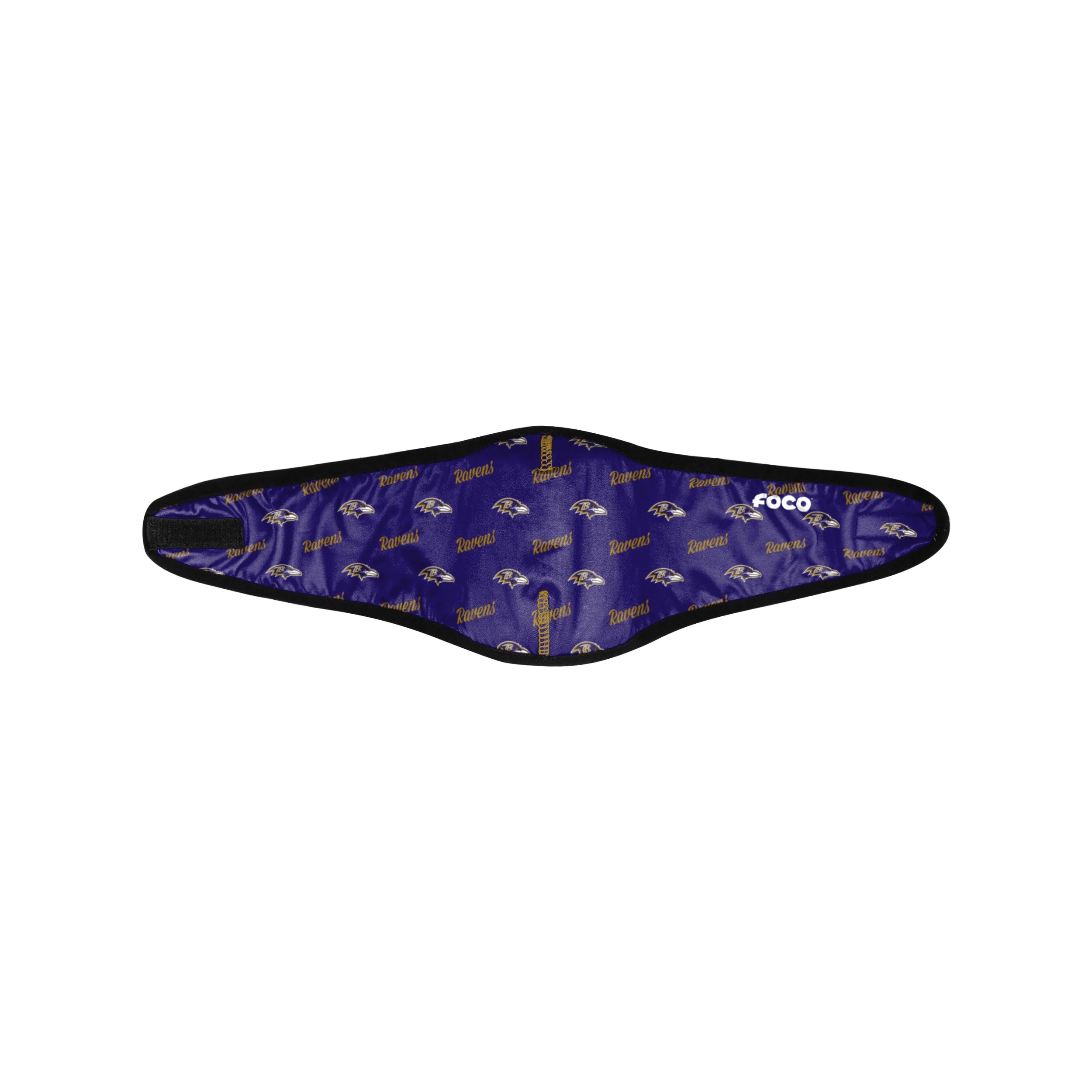 Baltimore Ravens NFL Repeat Script Earband Face Cover - Image 3
