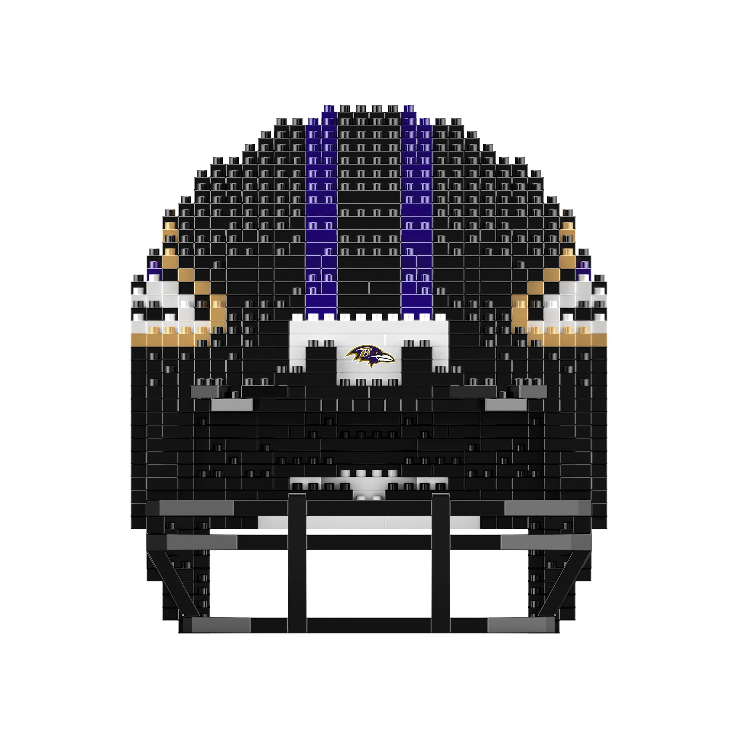Baltimore Ravens NFL Replica BRXLZ Mini Helmet - Image 3