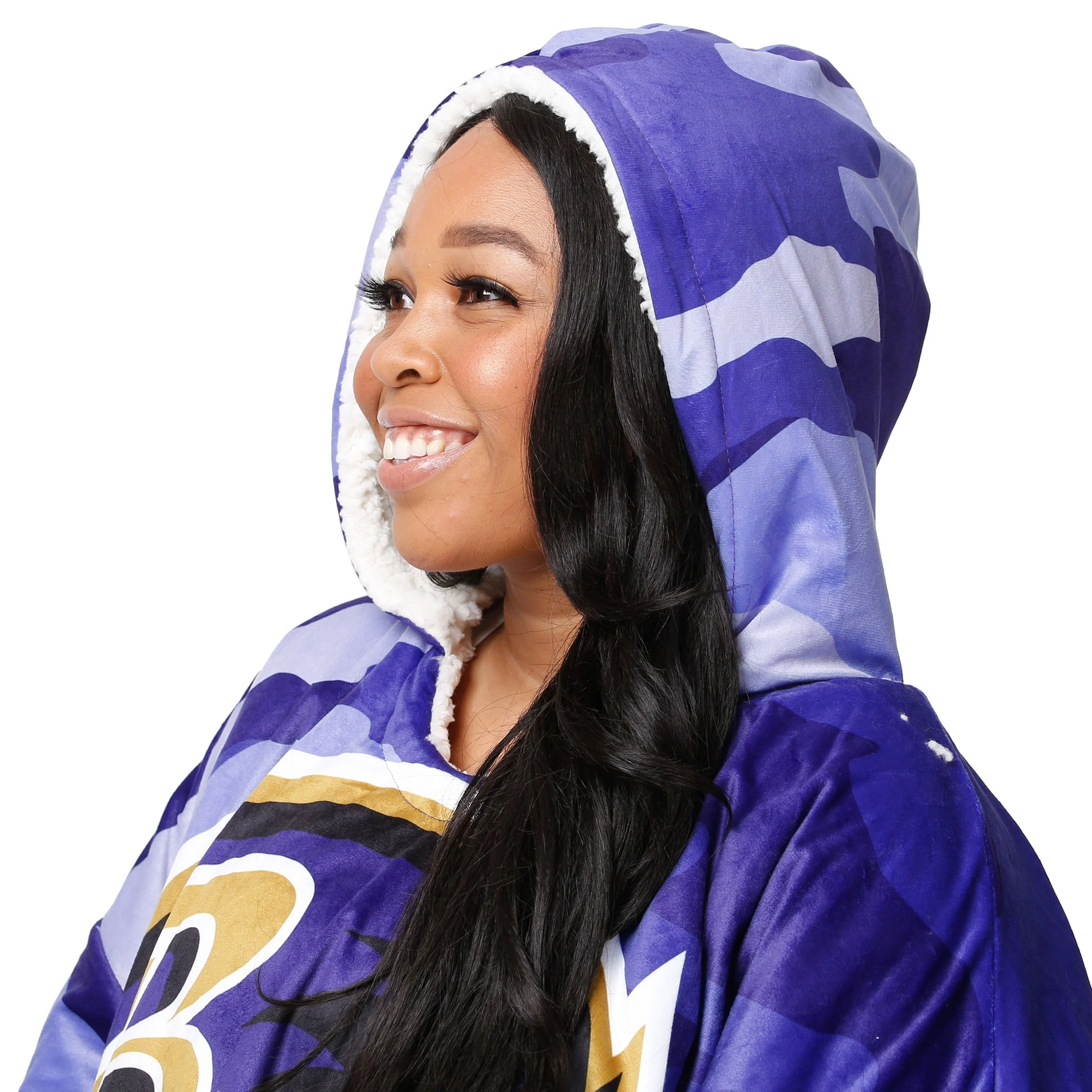 Baltimore Ravens NFL Reversible Team Color Camo Hoodeez - Image 6