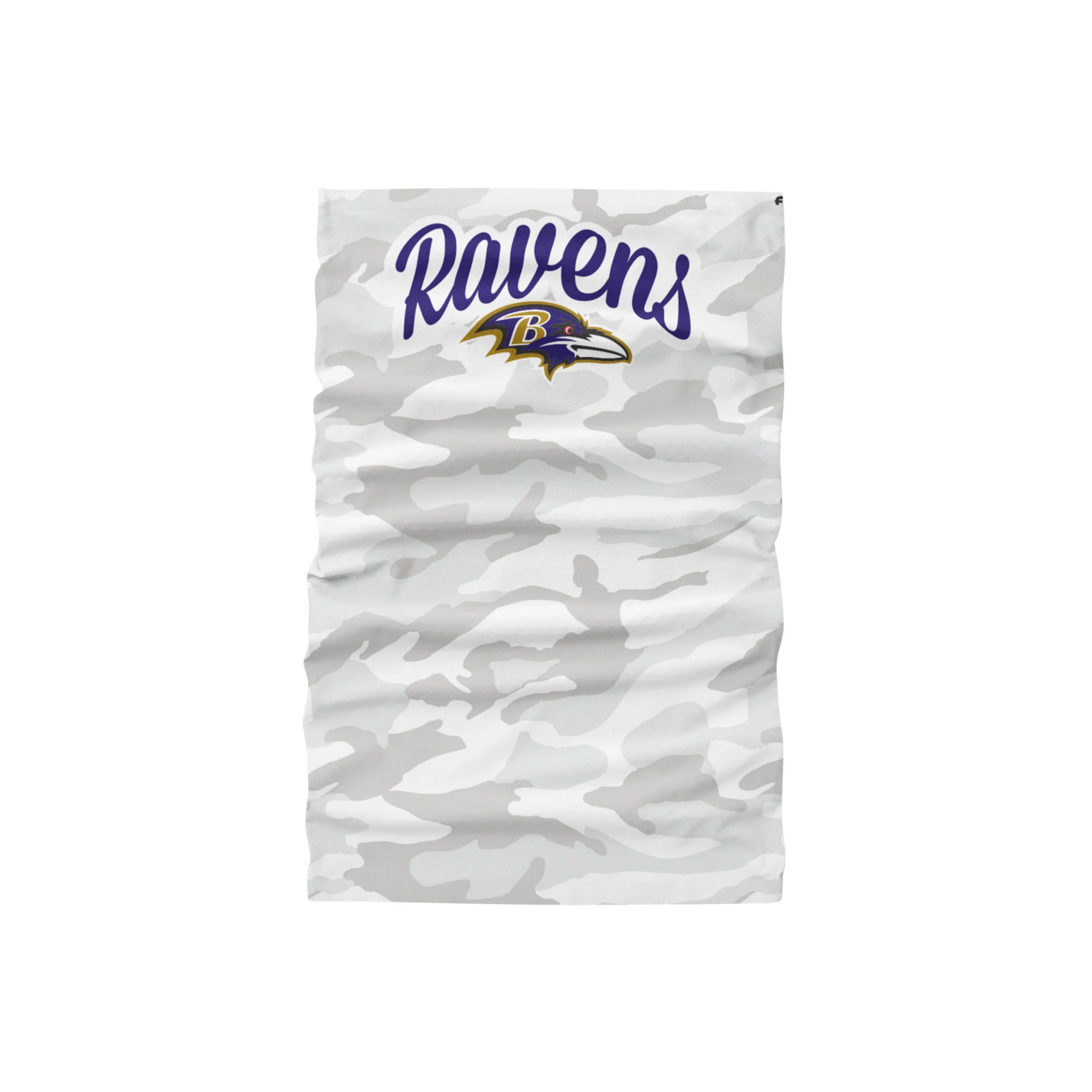 Baltimore Ravens NFL Script Camo Gaiter Scarf - Image 2