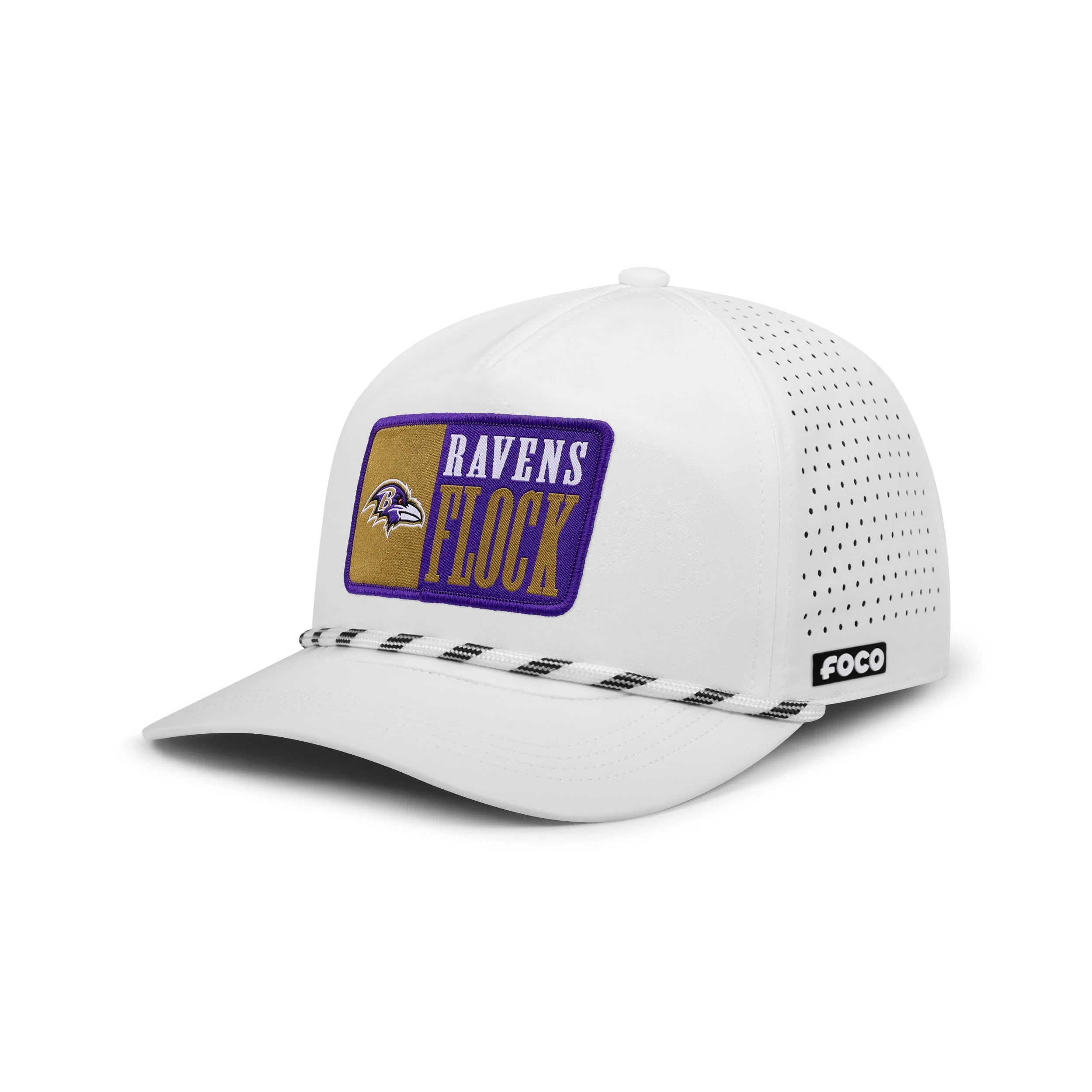 Baltimore Ravens NFL Slogan Patch Poly Pro Marquee RF Cap (PREORDER - SHIPS LATE JULY)