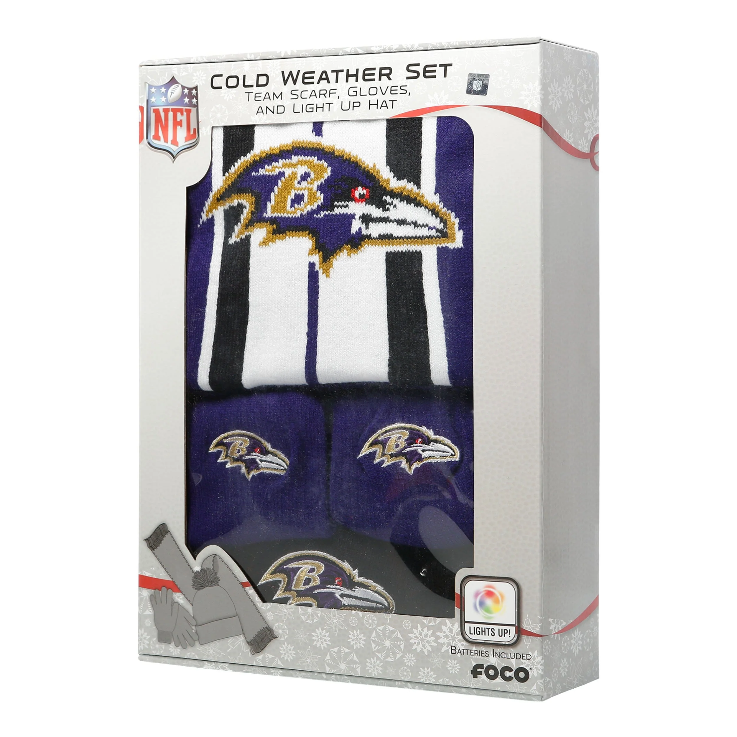 Baltimore Ravens NFL Snow Stealer Cold Weather Set - Image 5