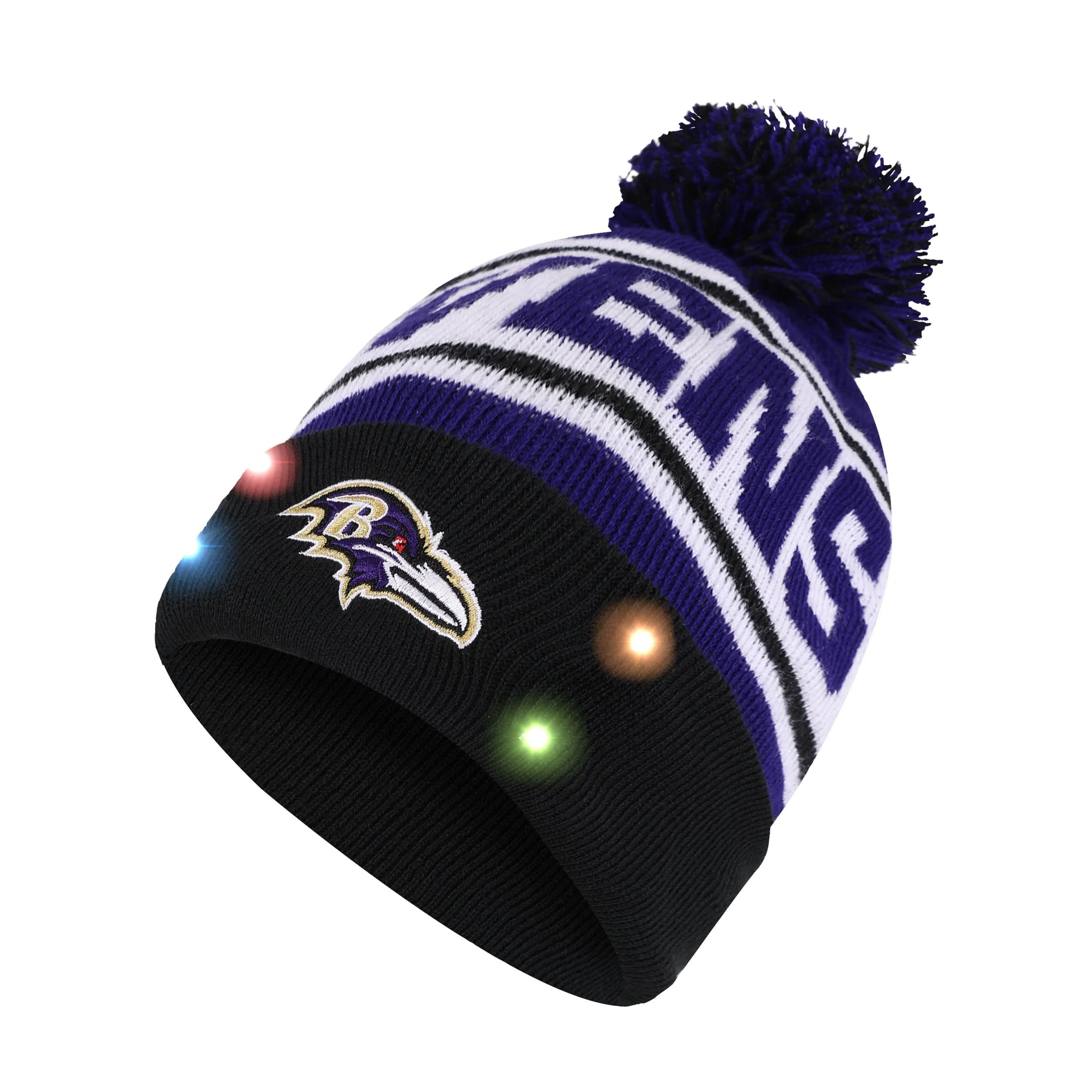 Baltimore Ravens NFL Snow Stealer Light Up Beanie