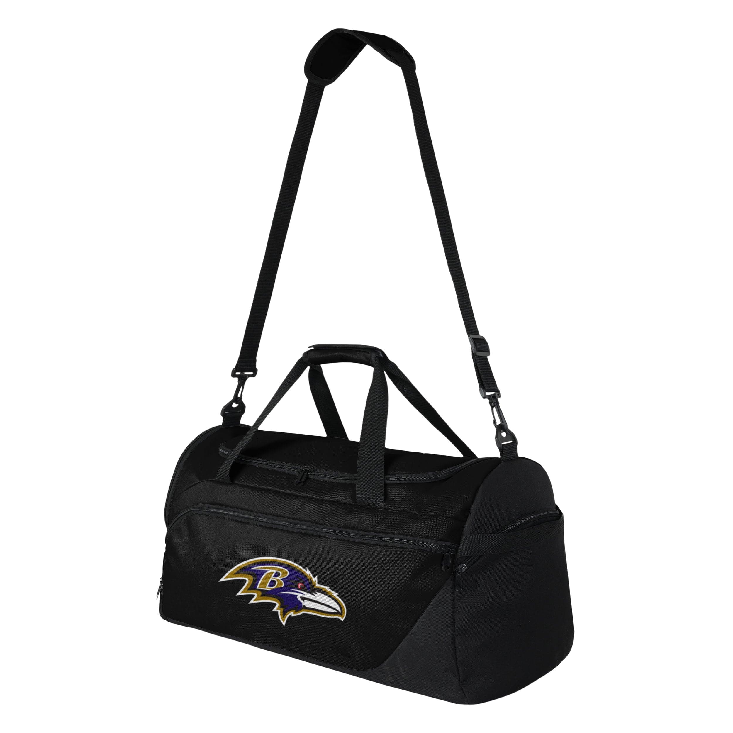 Baltimore Ravens NFL Solid Big Logo Duffle Bag - Image 2