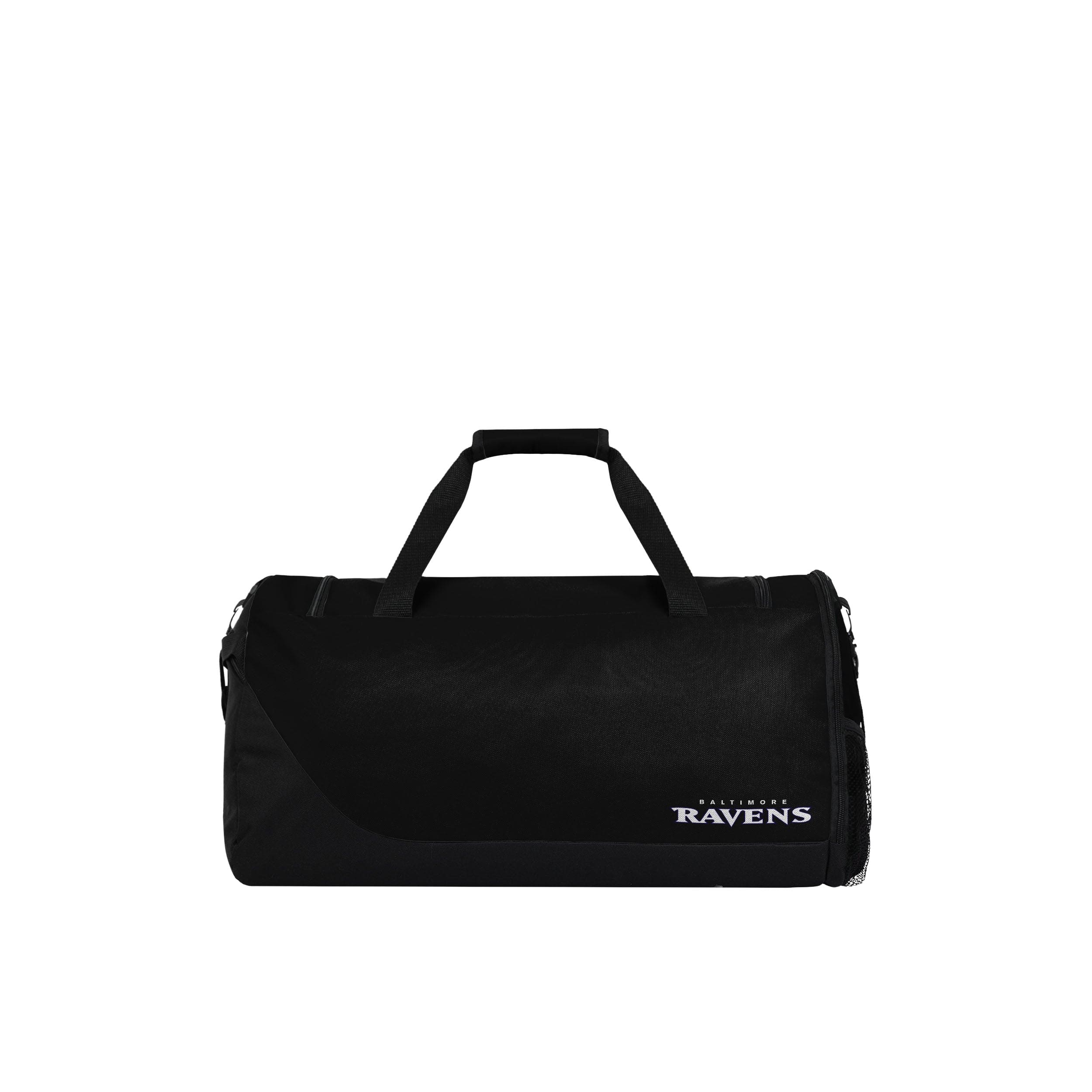 Baltimore Ravens NFL Solid Big Logo Duffle Bag - Image 4