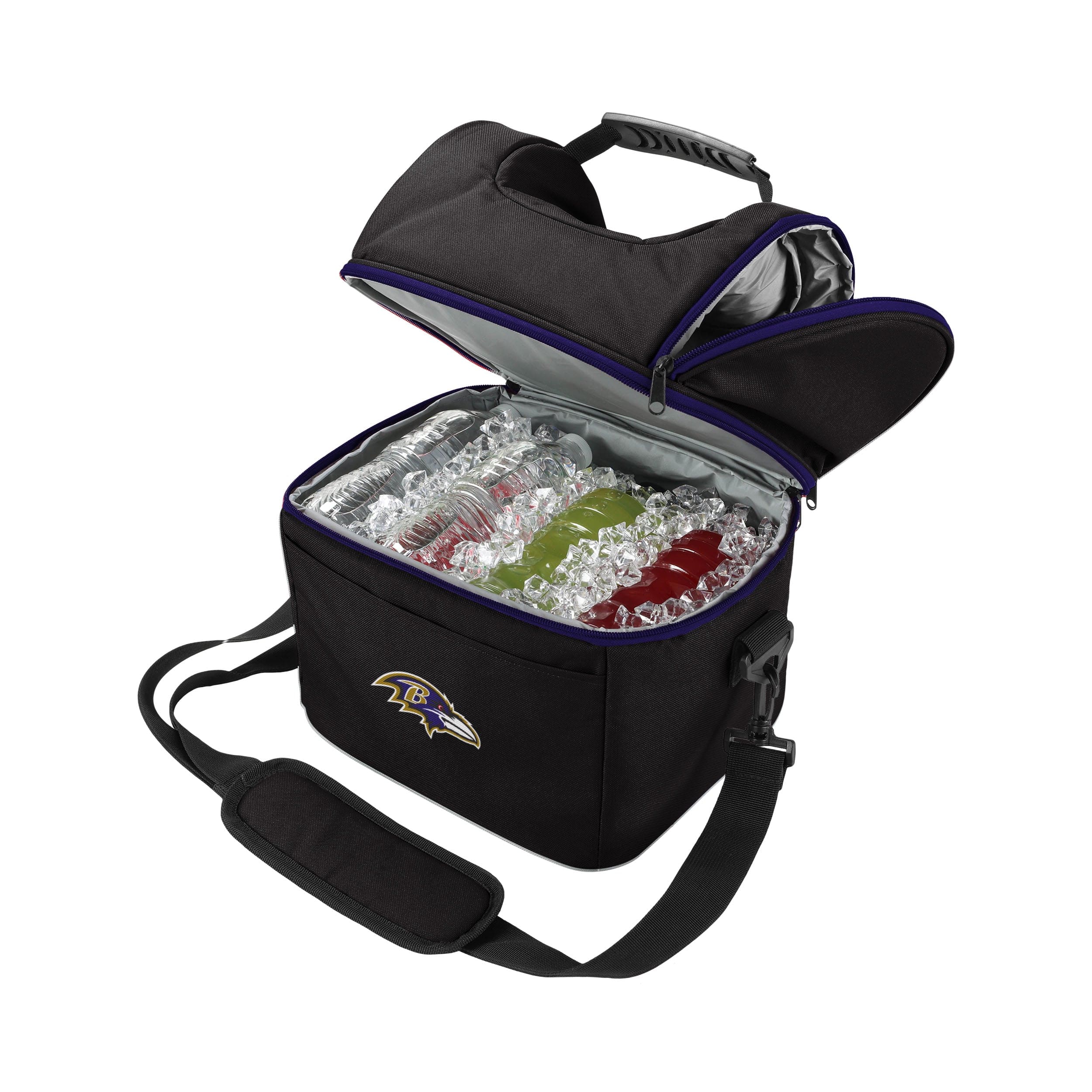 Baltimore Ravens NFL Solid Double Compartment Cooler - Image 3