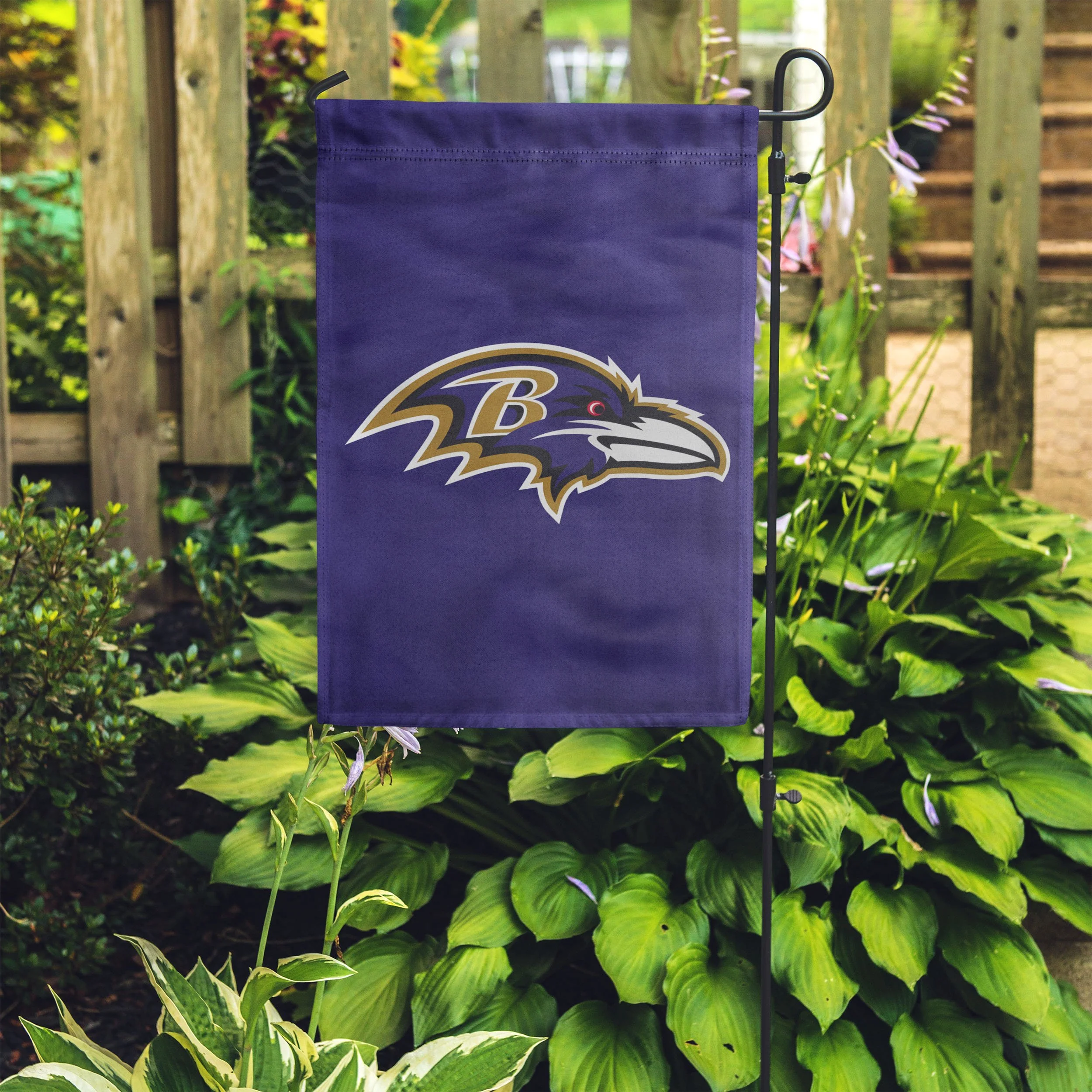 Baltimore Ravens NFL Solid Garden Flag - Image 4