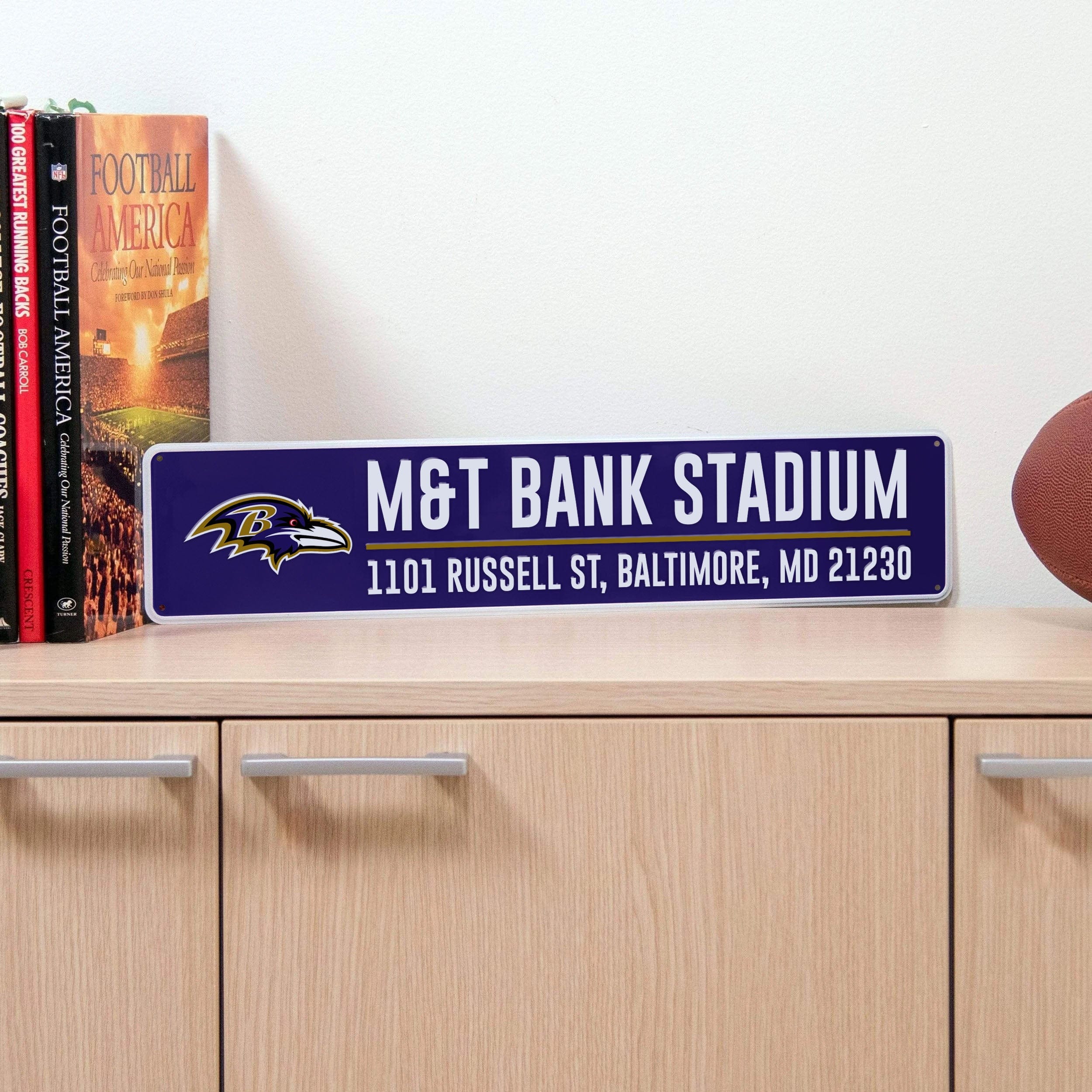 Baltimore Ravens NFL Stadium Street Sign - Image 2