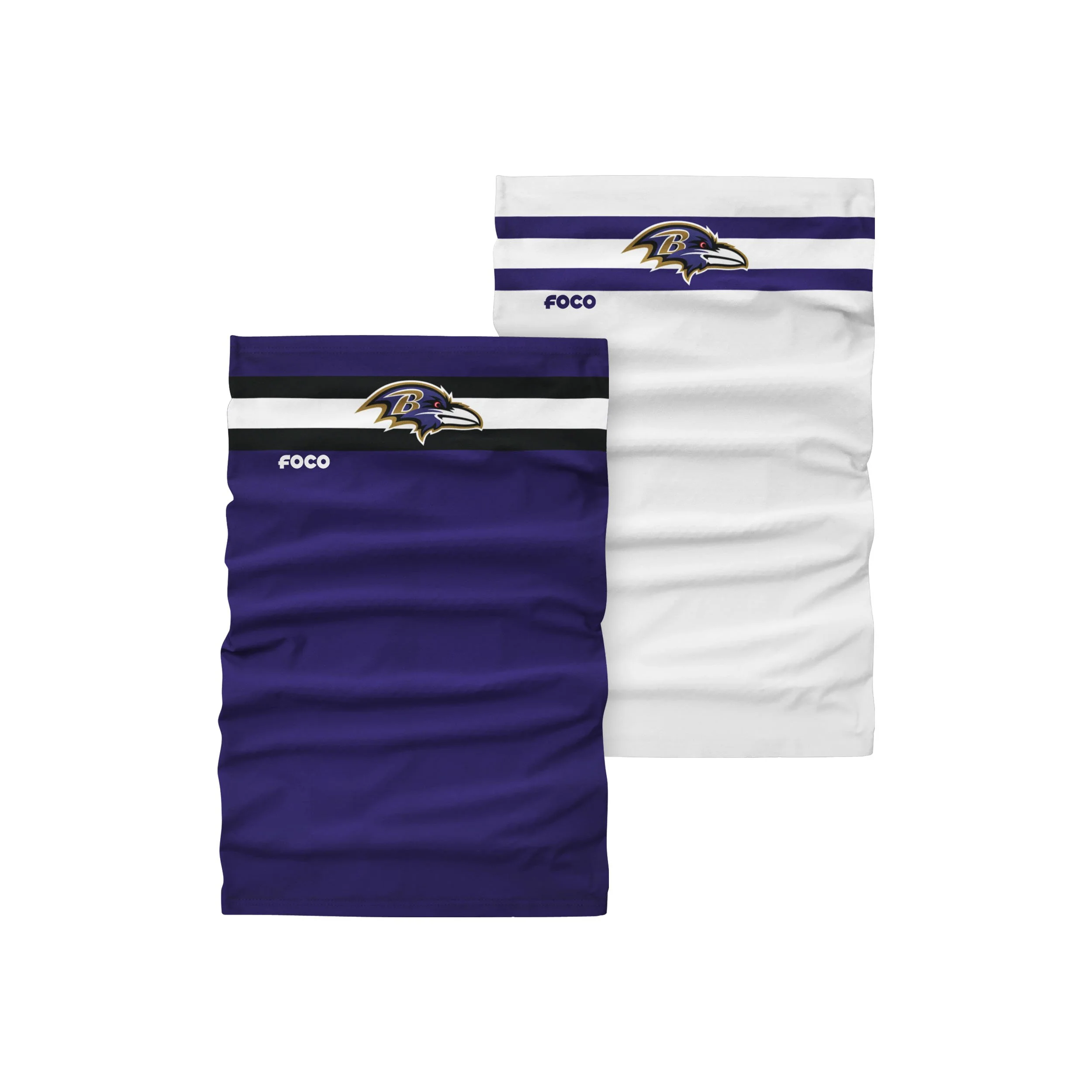 Baltimore Ravens NFL Stitched 2 Pack Gaiter Scarf - Image 2