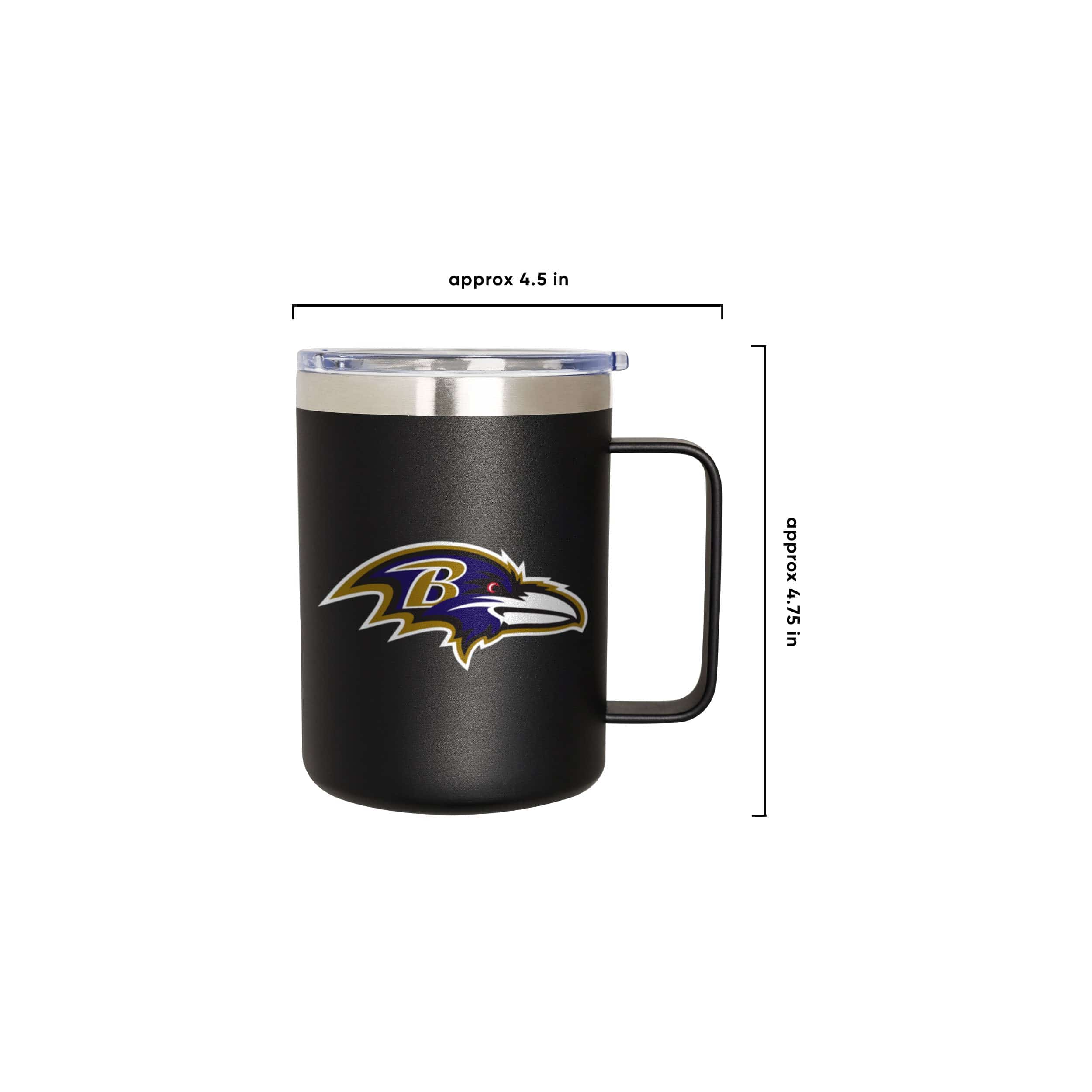 Baltimore Ravens NFL Team Color Insulated Stainless Steel Mug - Image 5