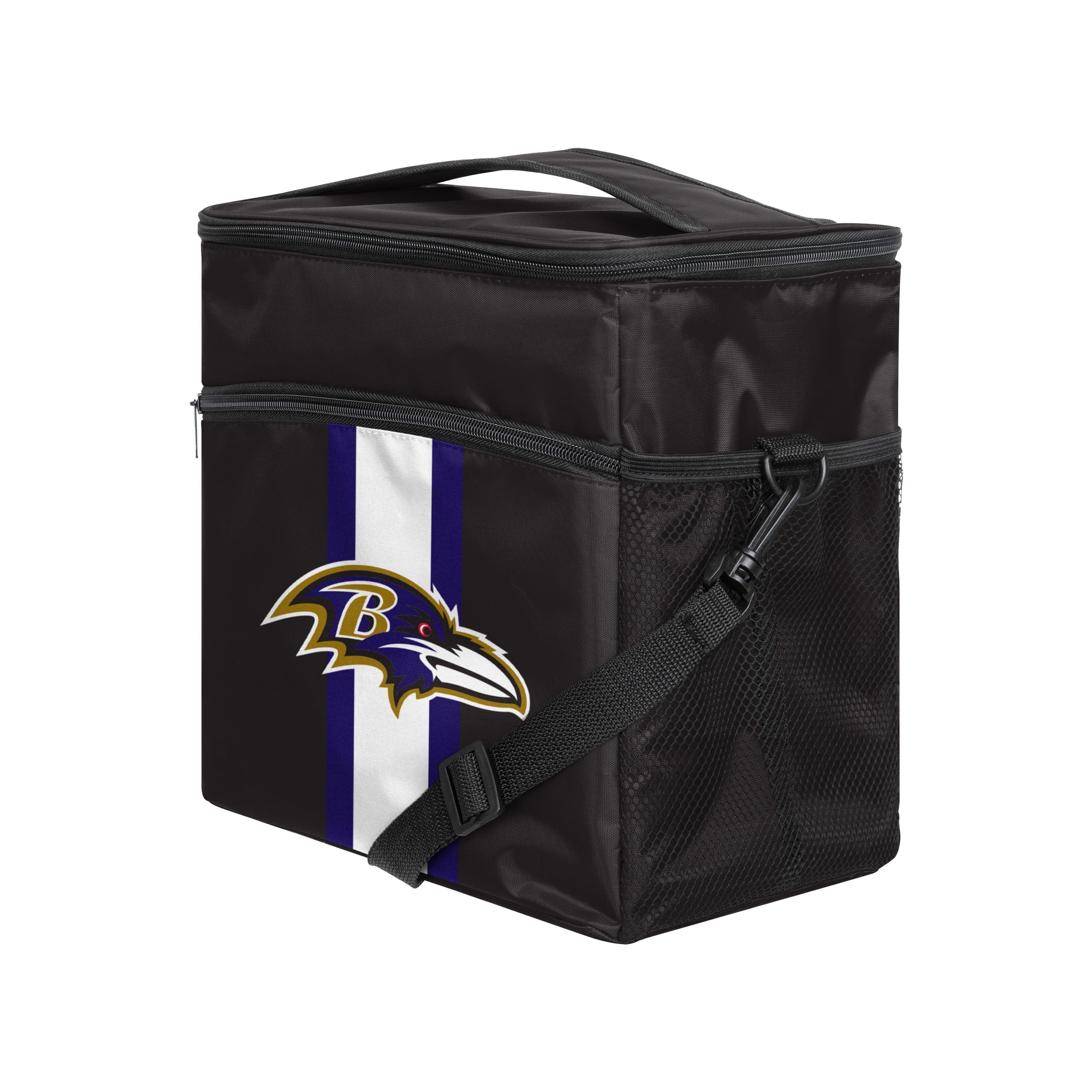 Baltimore Ravens NFL Team Stripe Tailgate 24 Pack Cooler - Image 2
