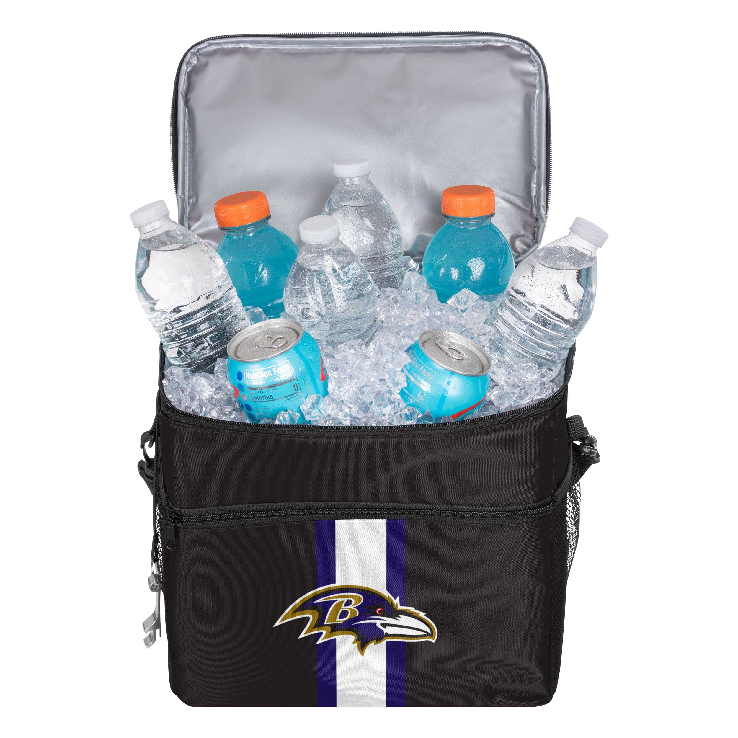 Baltimore Ravens NFL Team Stripe Tailgate 24 Pack Cooler - Image 3