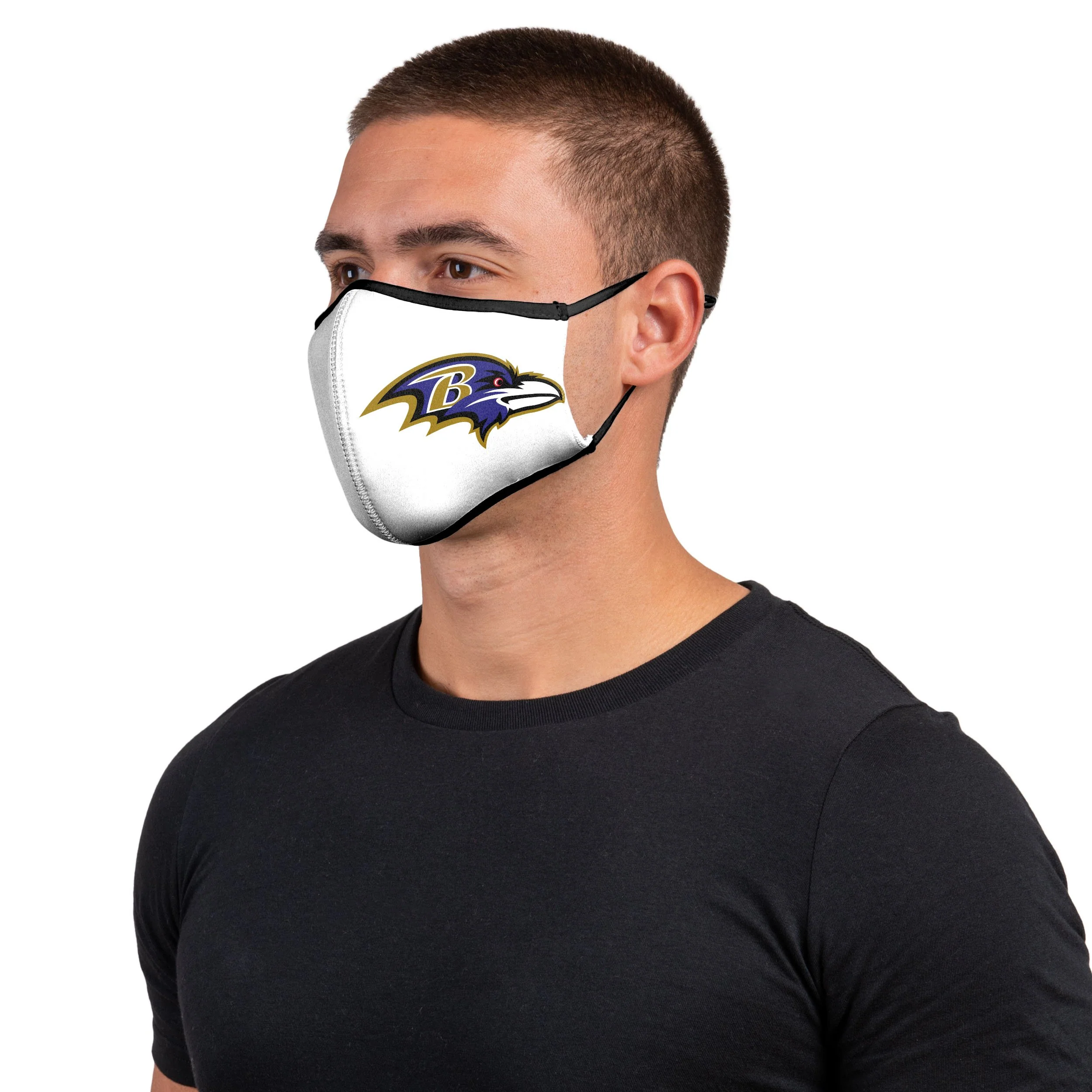 Baltimore Ravens NFL Thematic Sport 3 Pack Face Cover - Image 2