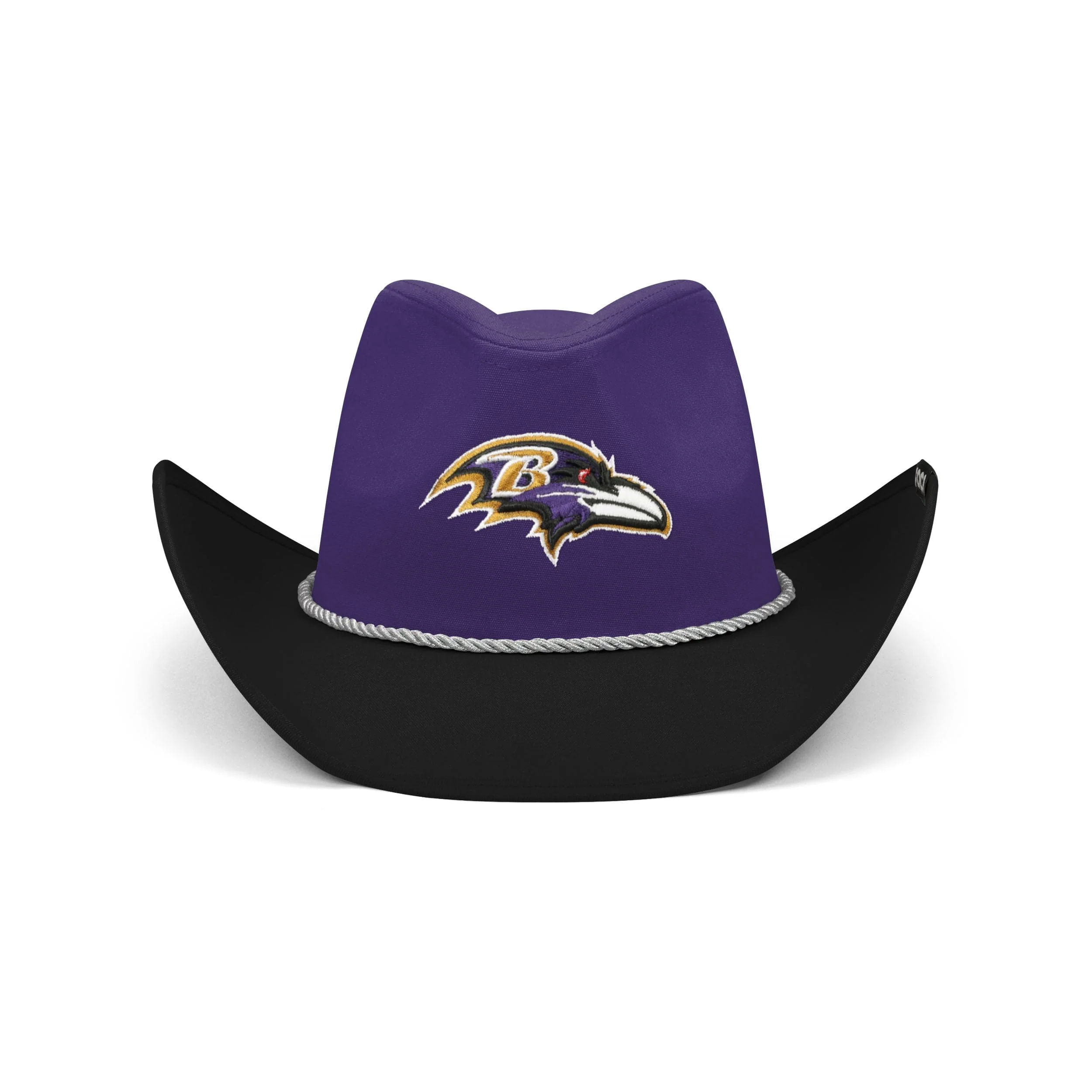 Baltimore Ravens NFL Two Tone Cowboy Hat - Image 3