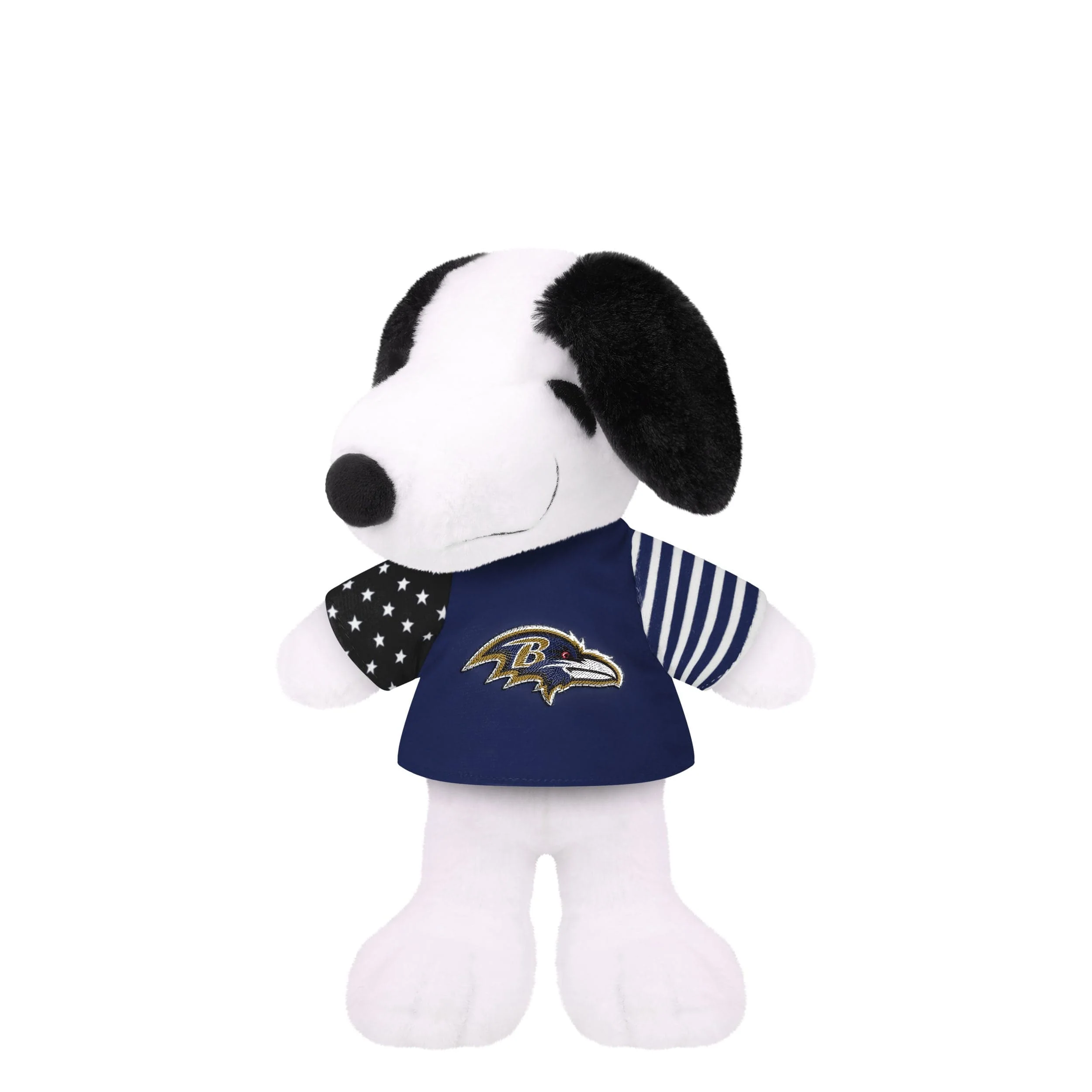 Baltimore Ravens NFL USA Flag Snoopy Peanuts Team Jersey Plush