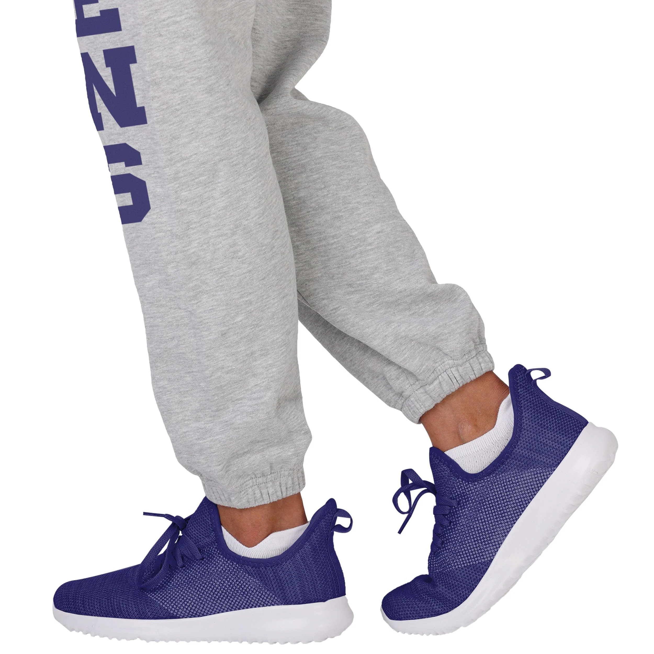 Baltimore Ravens NFL Womens Big Wordmark Gray Sweatpants - Image 4