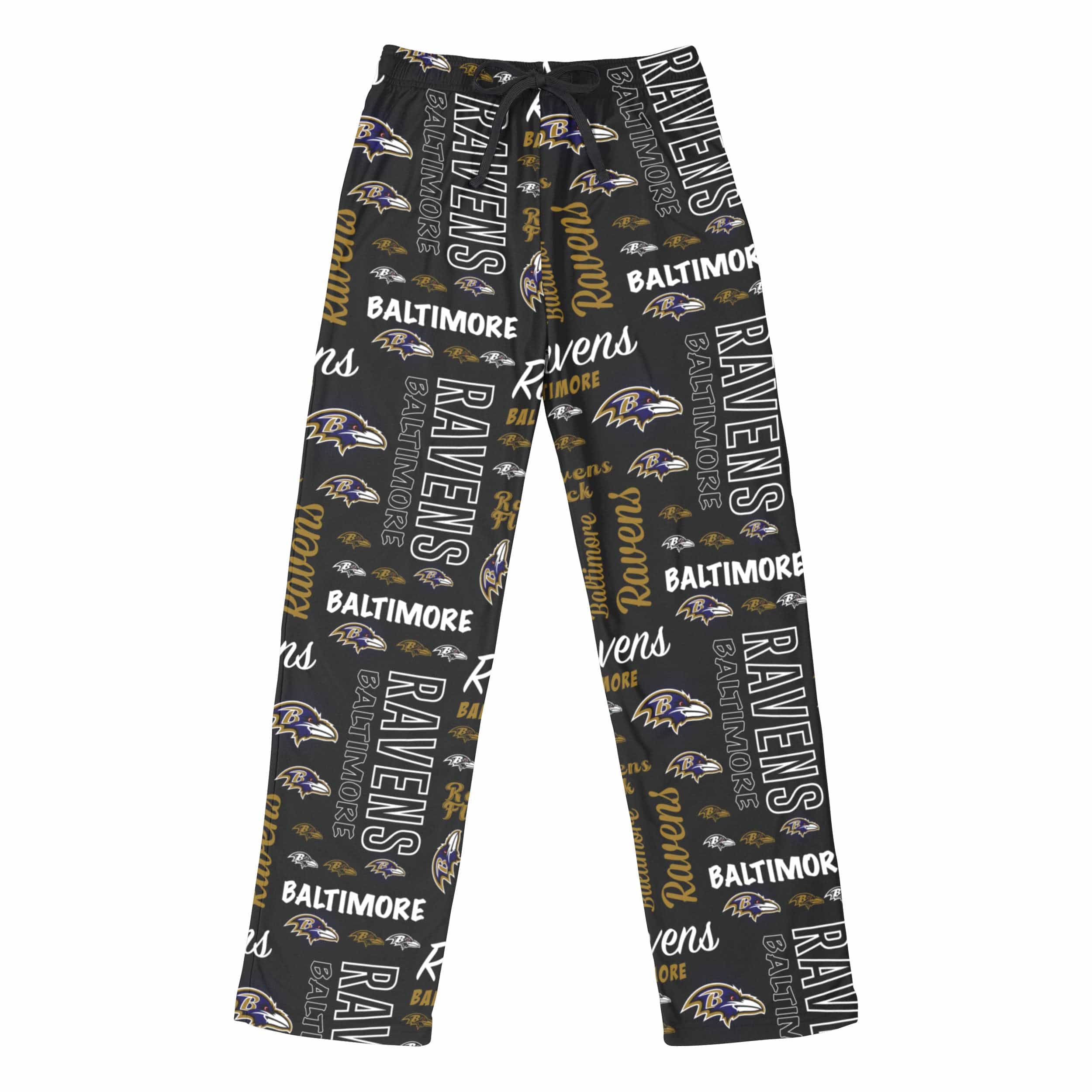 Baltimore Ravens NFL Womens Mini Print Lounge Pants - Image 4