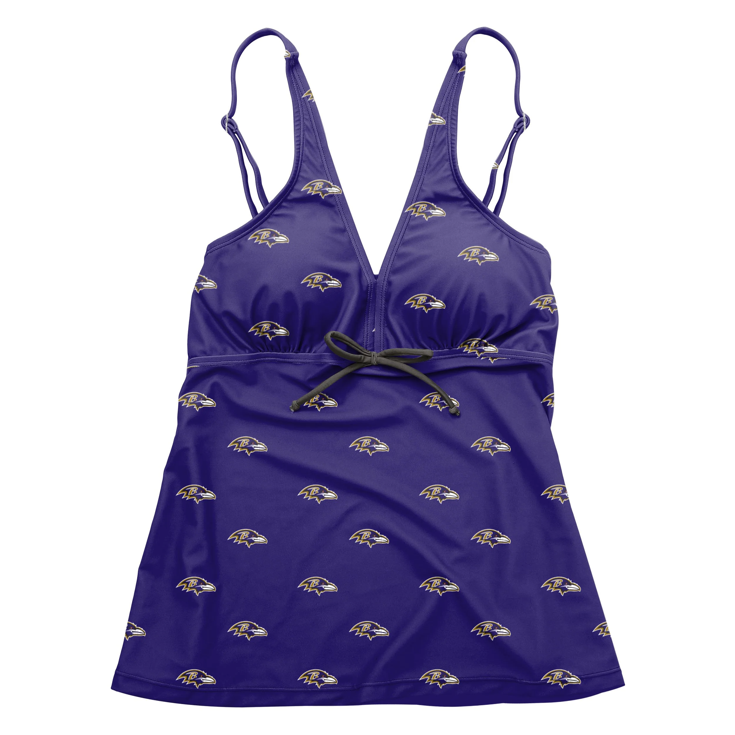 Baltimore Ravens NFL Womens Mini Logo Tankini - Image 2