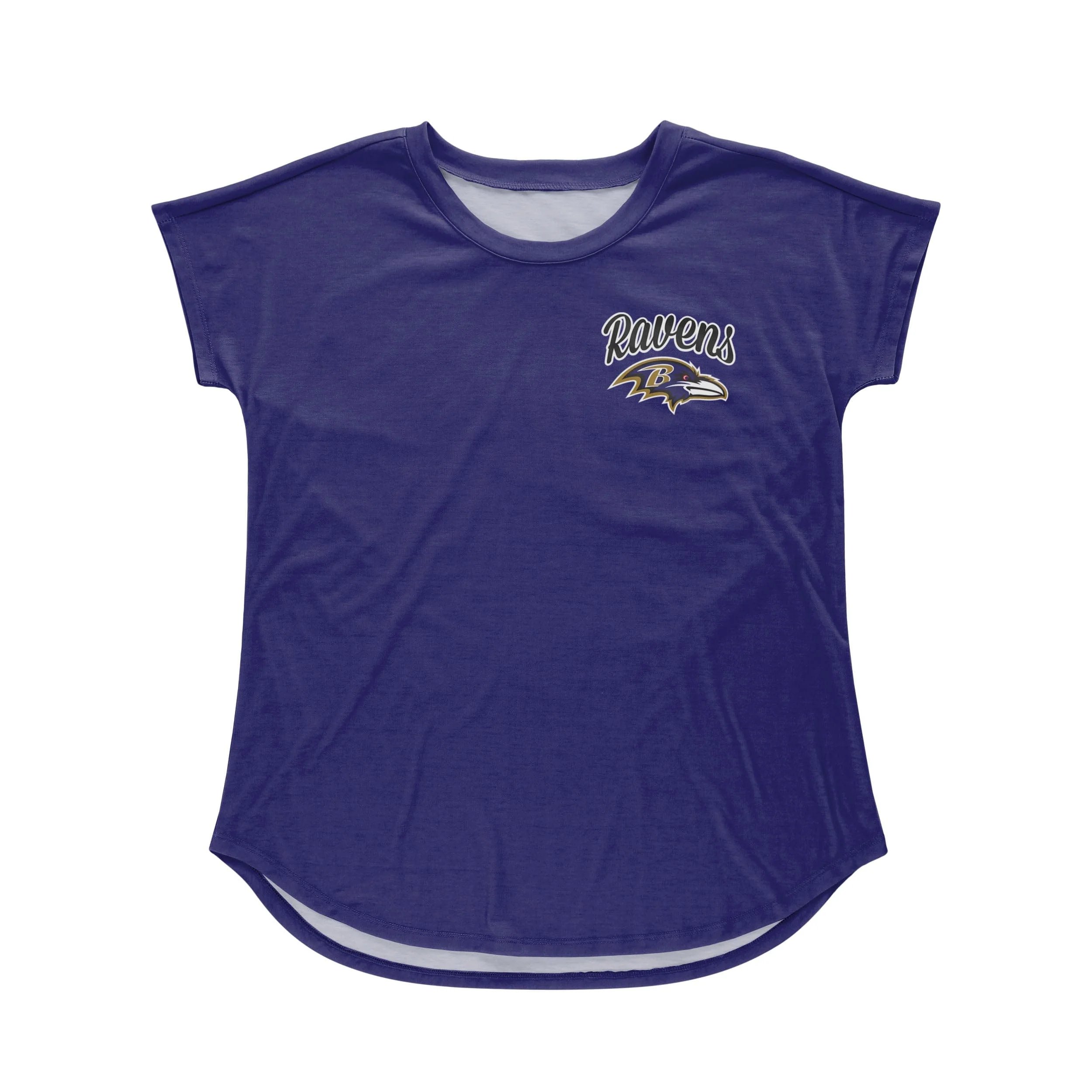 Baltimore Ravens NFL Womens Script Wordmark Tunic Top - Image 3