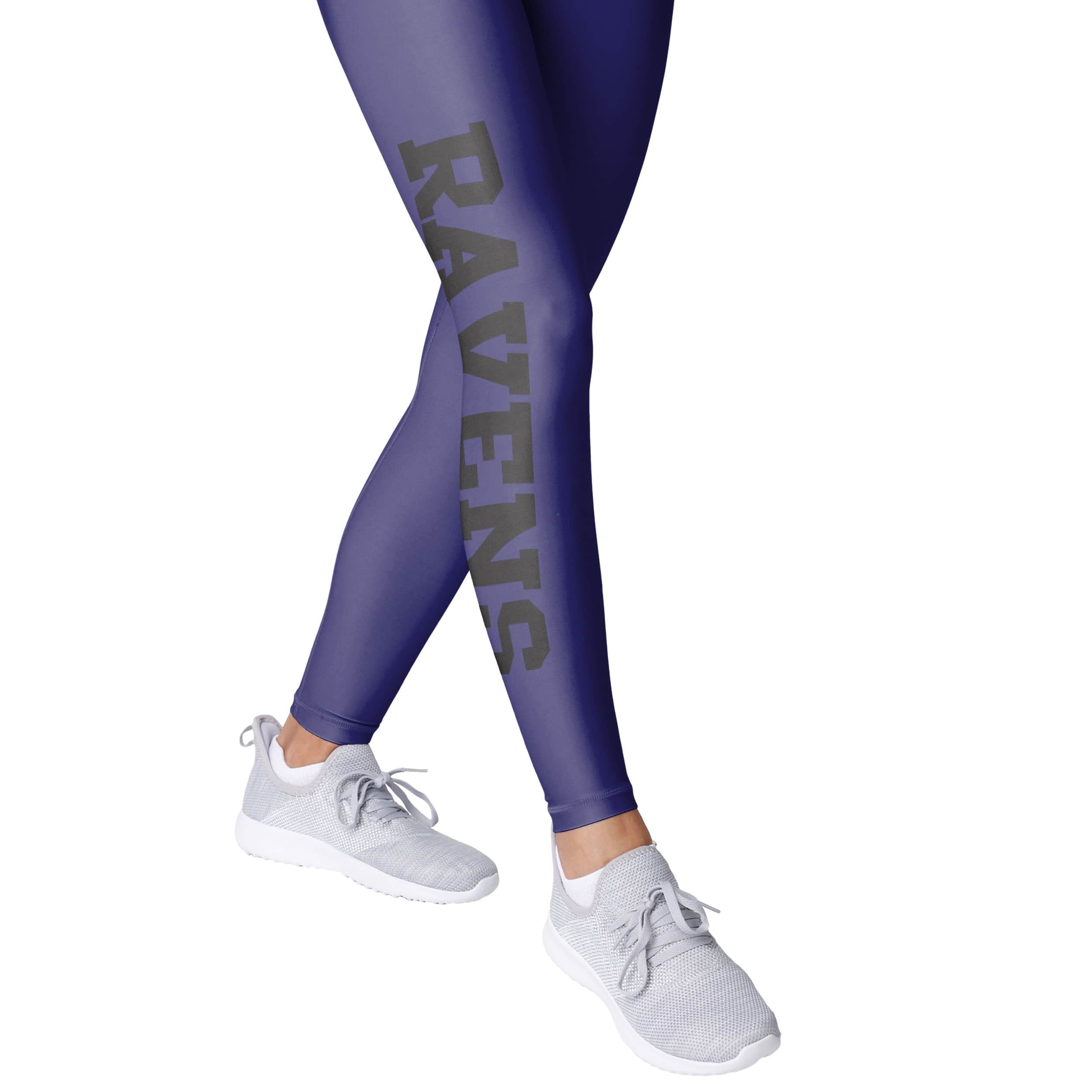 Baltimore Ravens NFL Womens Solid Big Wordmark Leggings - Image 4