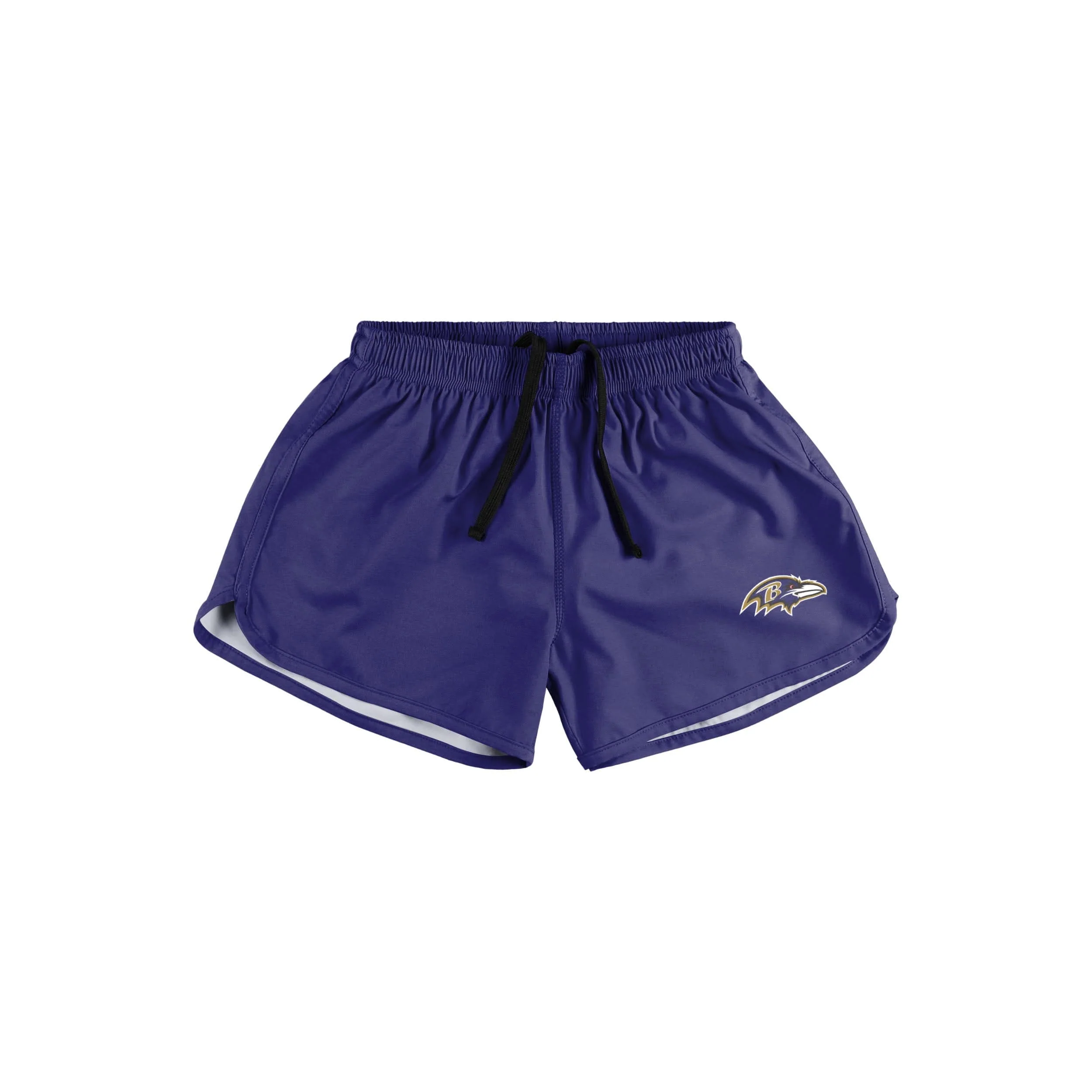 Baltimore Ravens NFL Womens Solid Running Shorts - Image 3