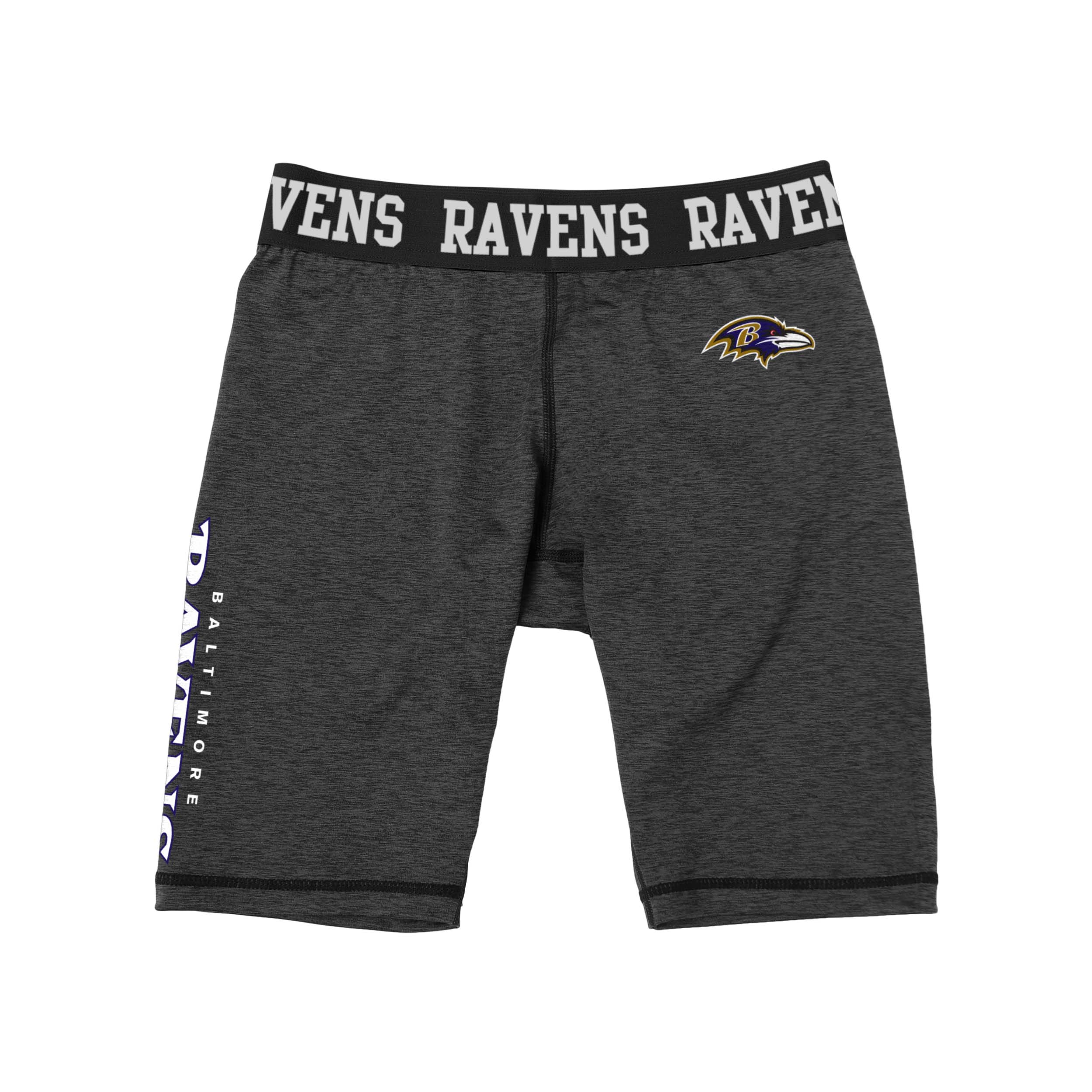 Baltimore Ravens NFL Womens Team Color Static Bike Shorts - Image 5