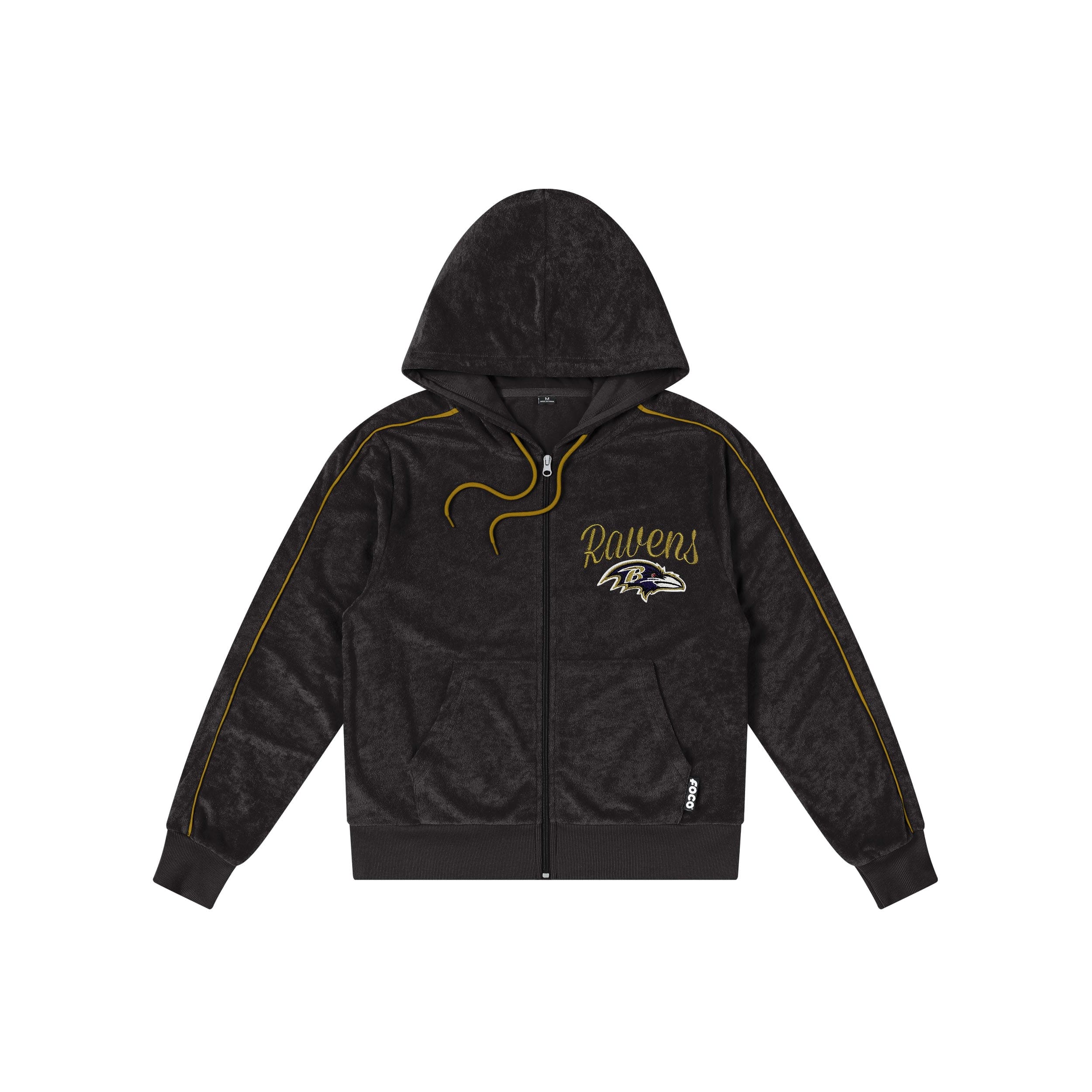Baltimore Ravens NFL Womens Terry Knit Zip Up Top - Image 5